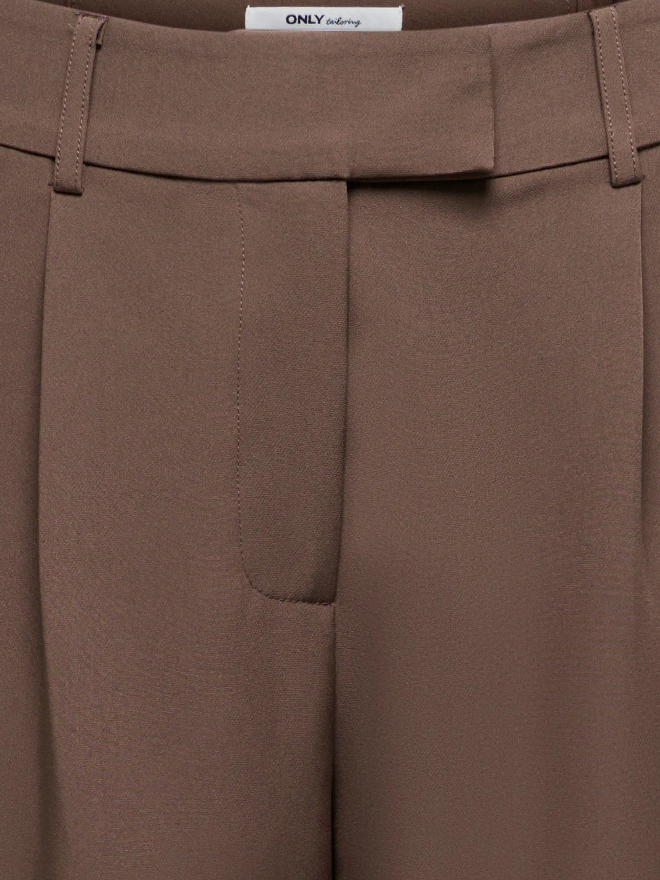 ONLY LINDA-BERRY HW STR PANT CC TLR Chocolate Martini
