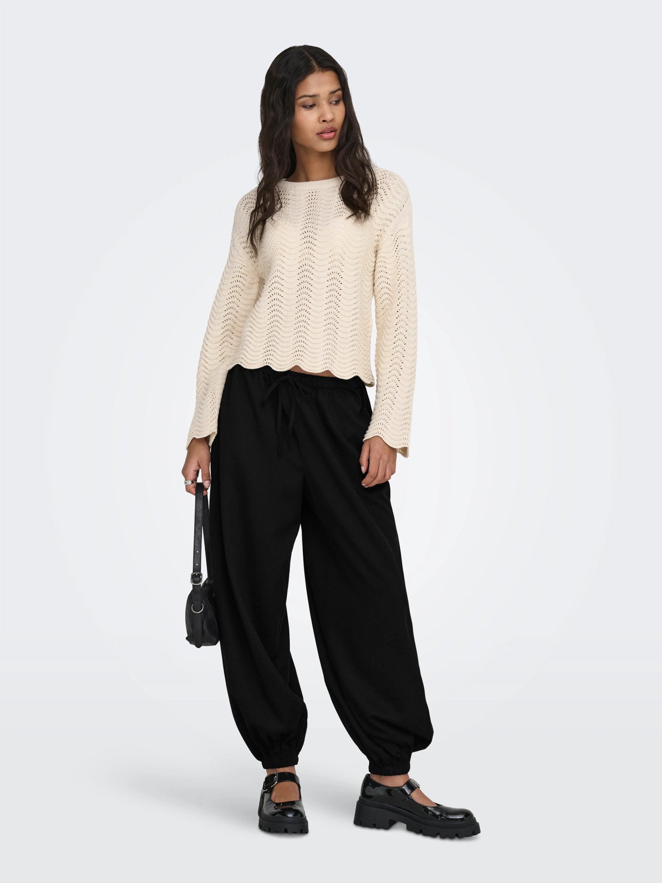 JDY PALOMA MW LOOSE PANT WVN NOOS SORT