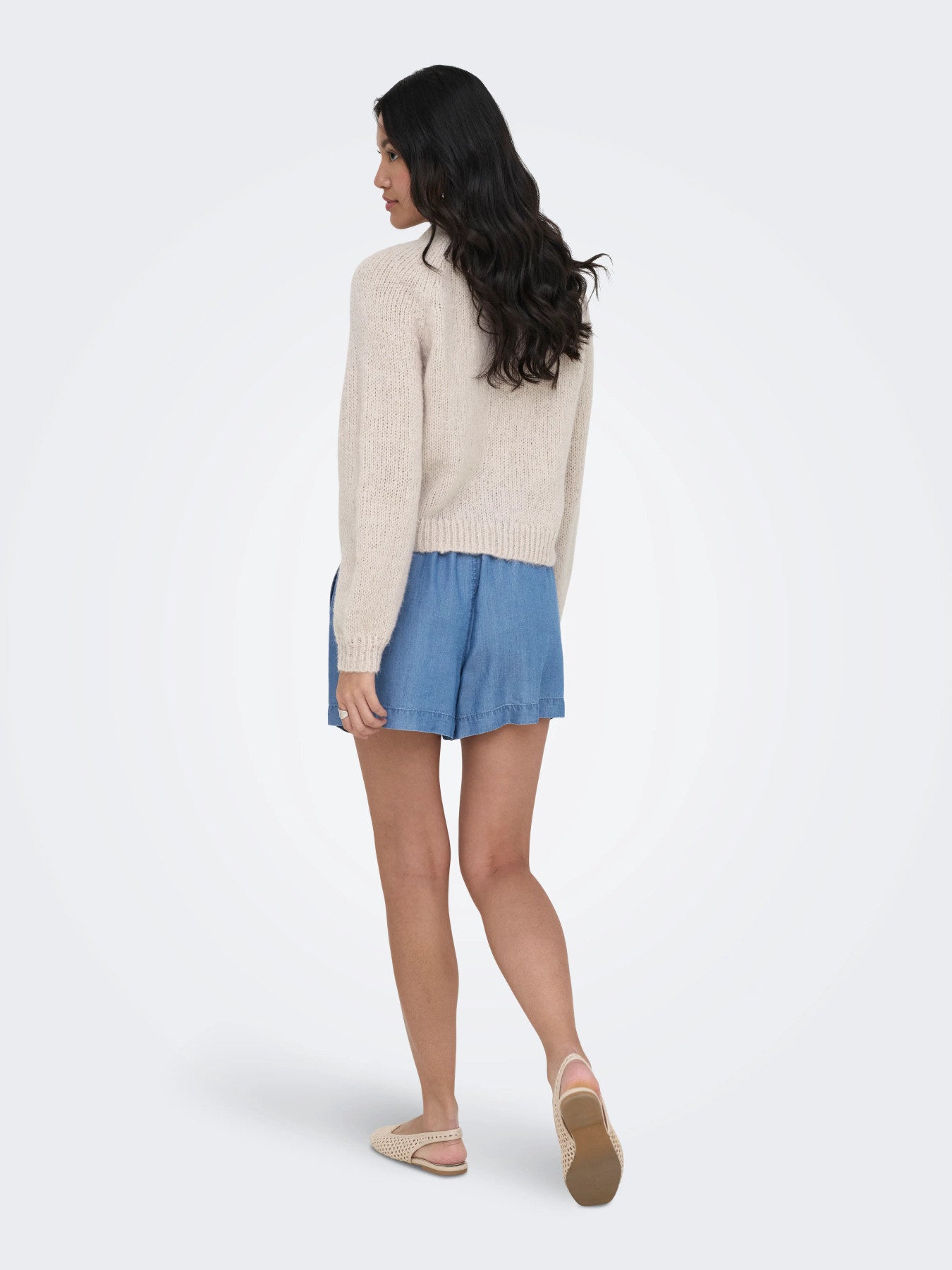 ONLY ALYSSA LS RAGLAN CARDIGAN KNT PUMICE STONE