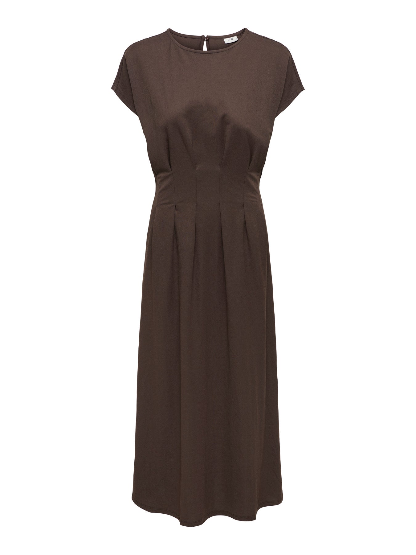 JDY REBEKKA LIFE S/S MIDI DRESS JRS BRUN