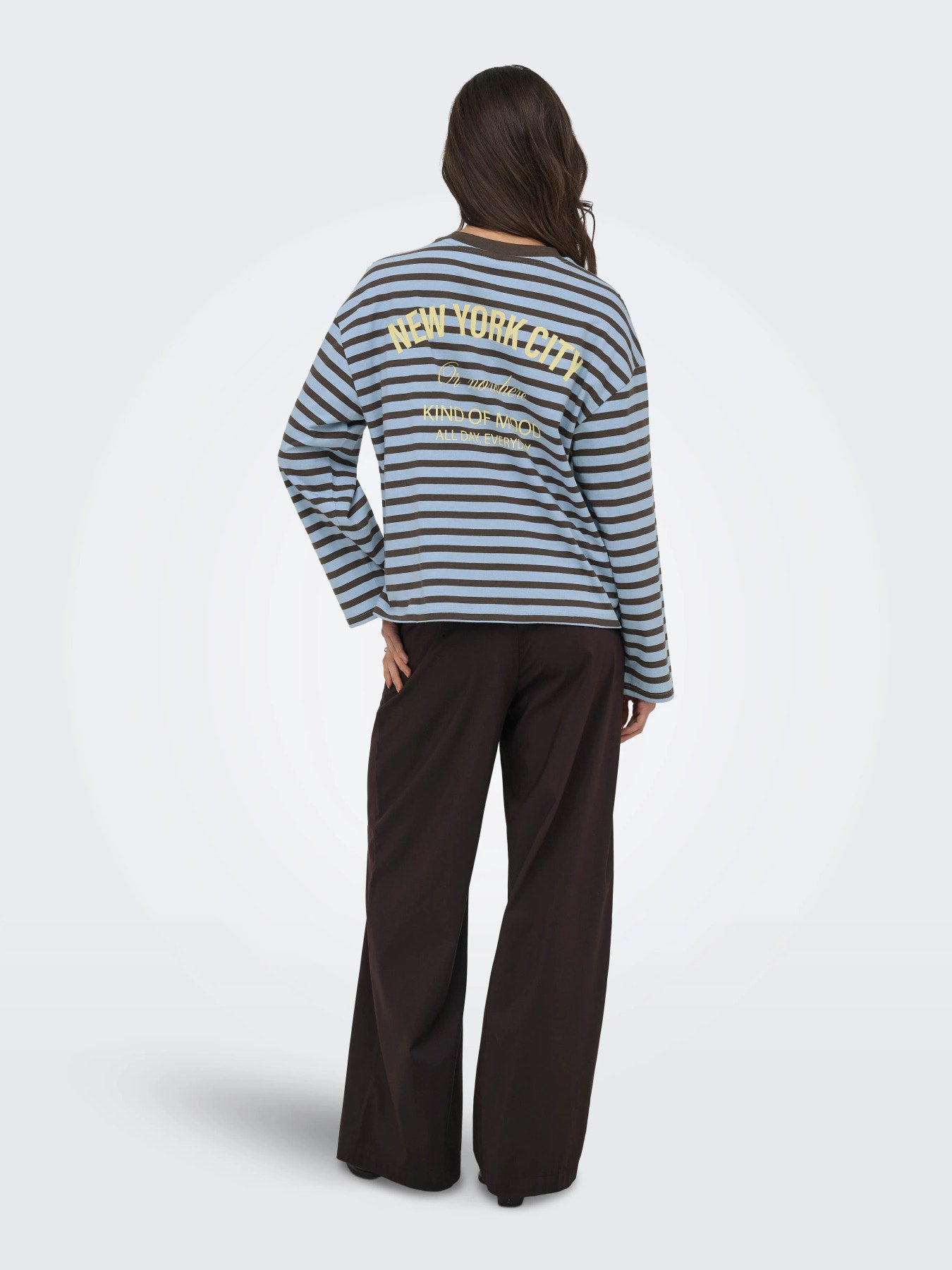 ONLY FREJA L/S STRIPE TOP CC JRS