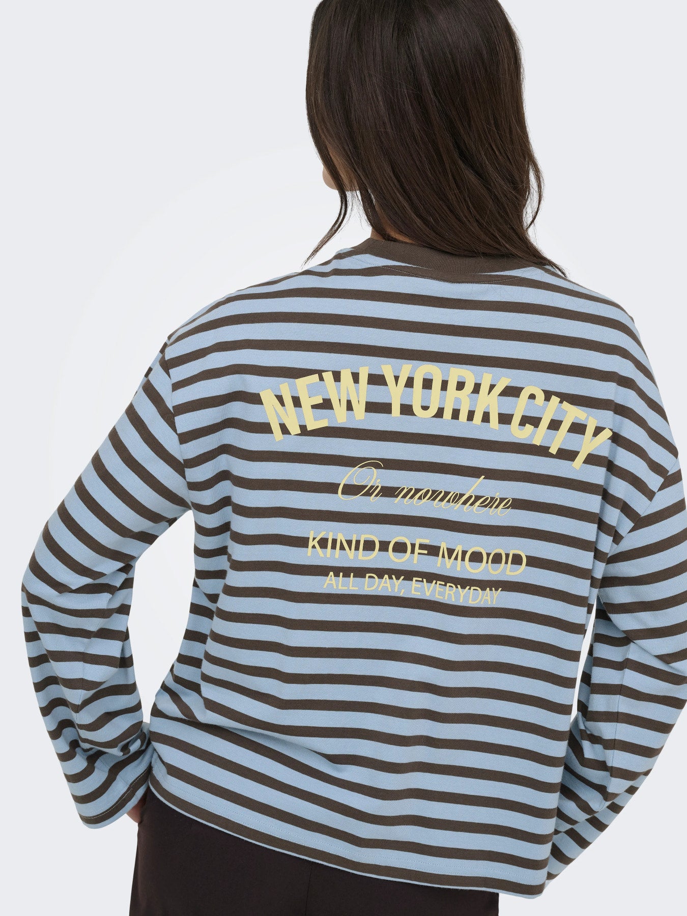 ONLY FREJA L/S STRIPE TOP CC JRS
