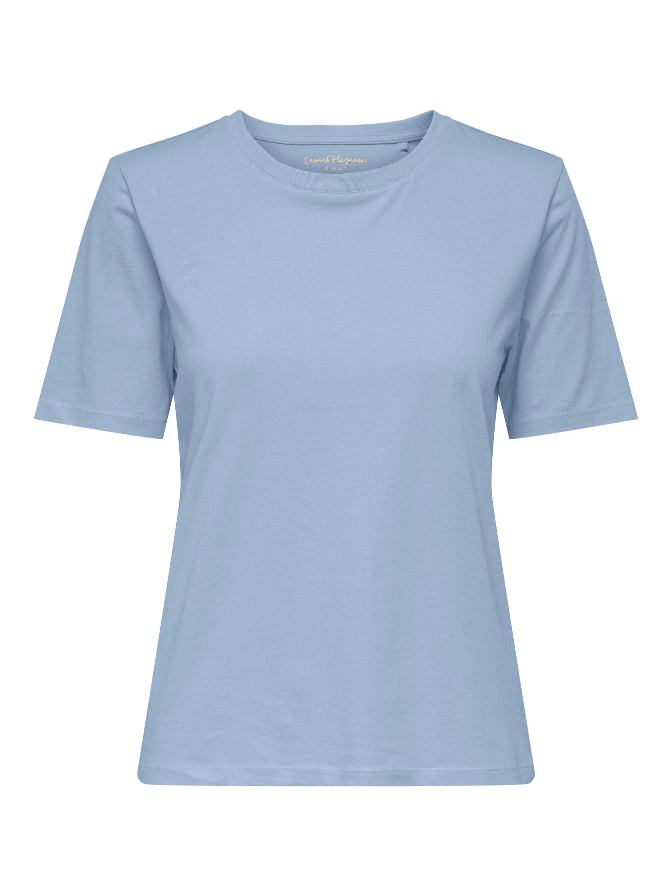 ONLY HAPPY S/S O-NECK TEE PR JRS LYSEBLÅ