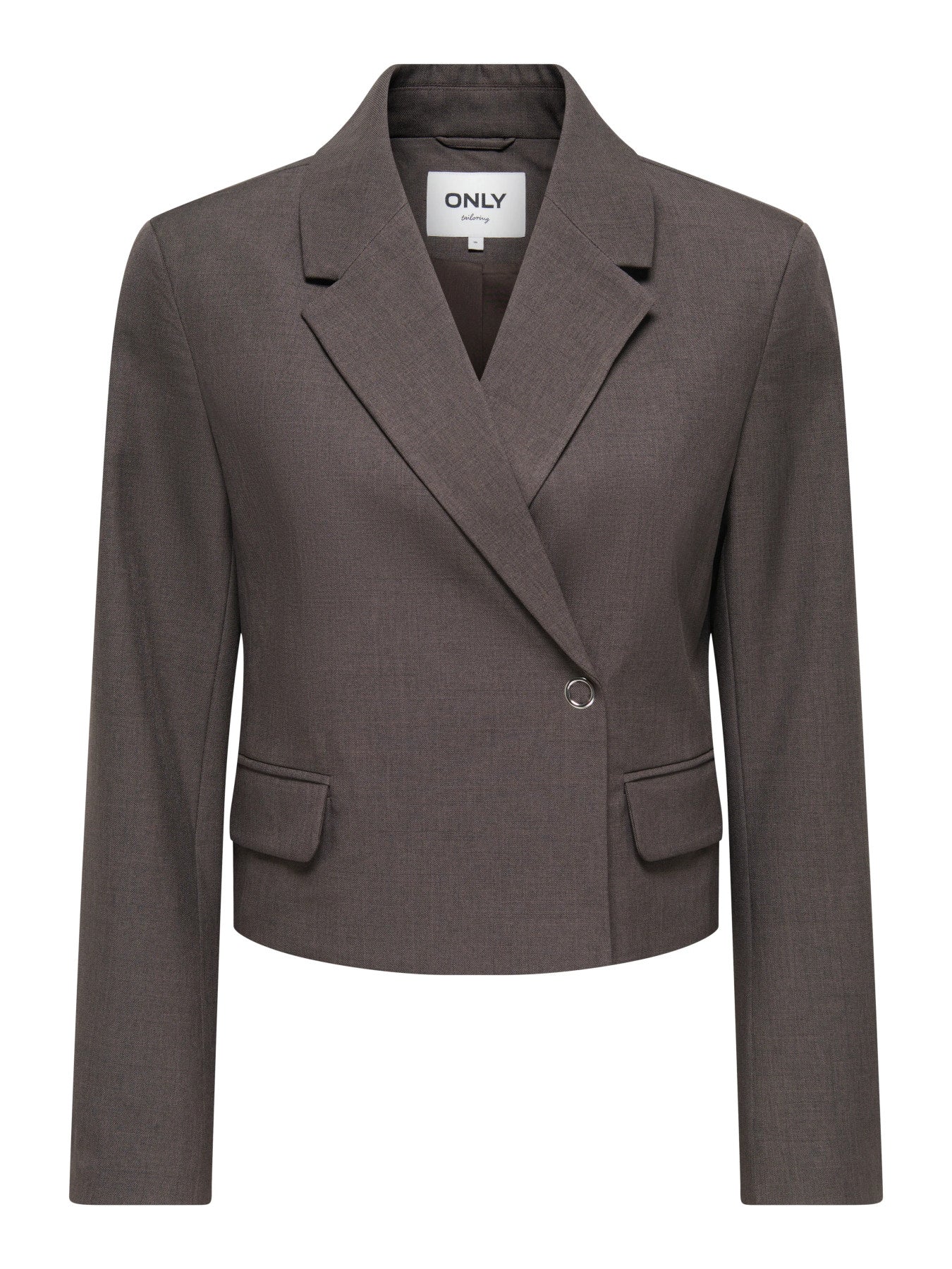 ONLY LINDA L/S ASYM BLAZER TLR Chocolate Torte MELANGE