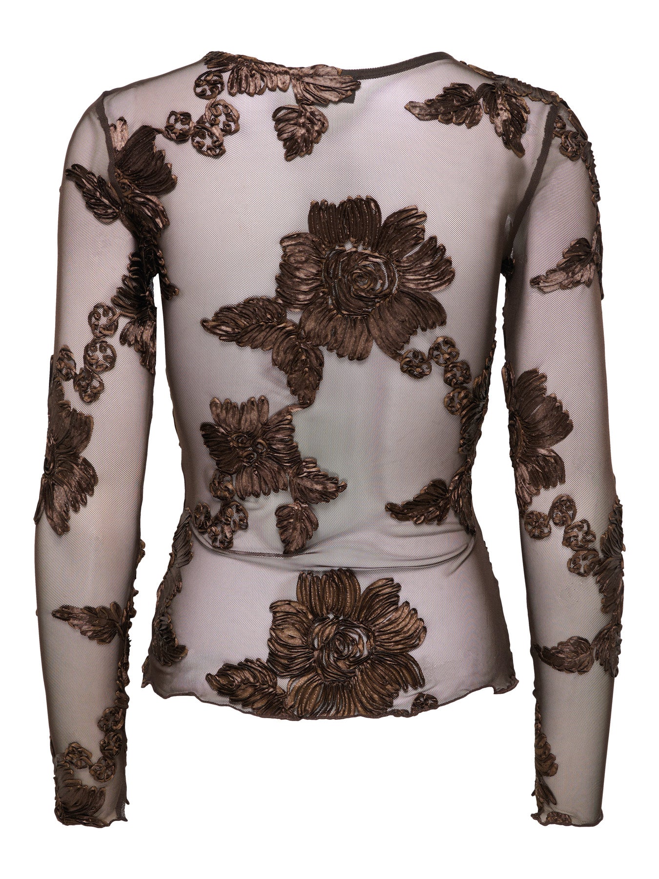 JDY CASABLANCA L/S TOP JRS DIA Coffee Bean