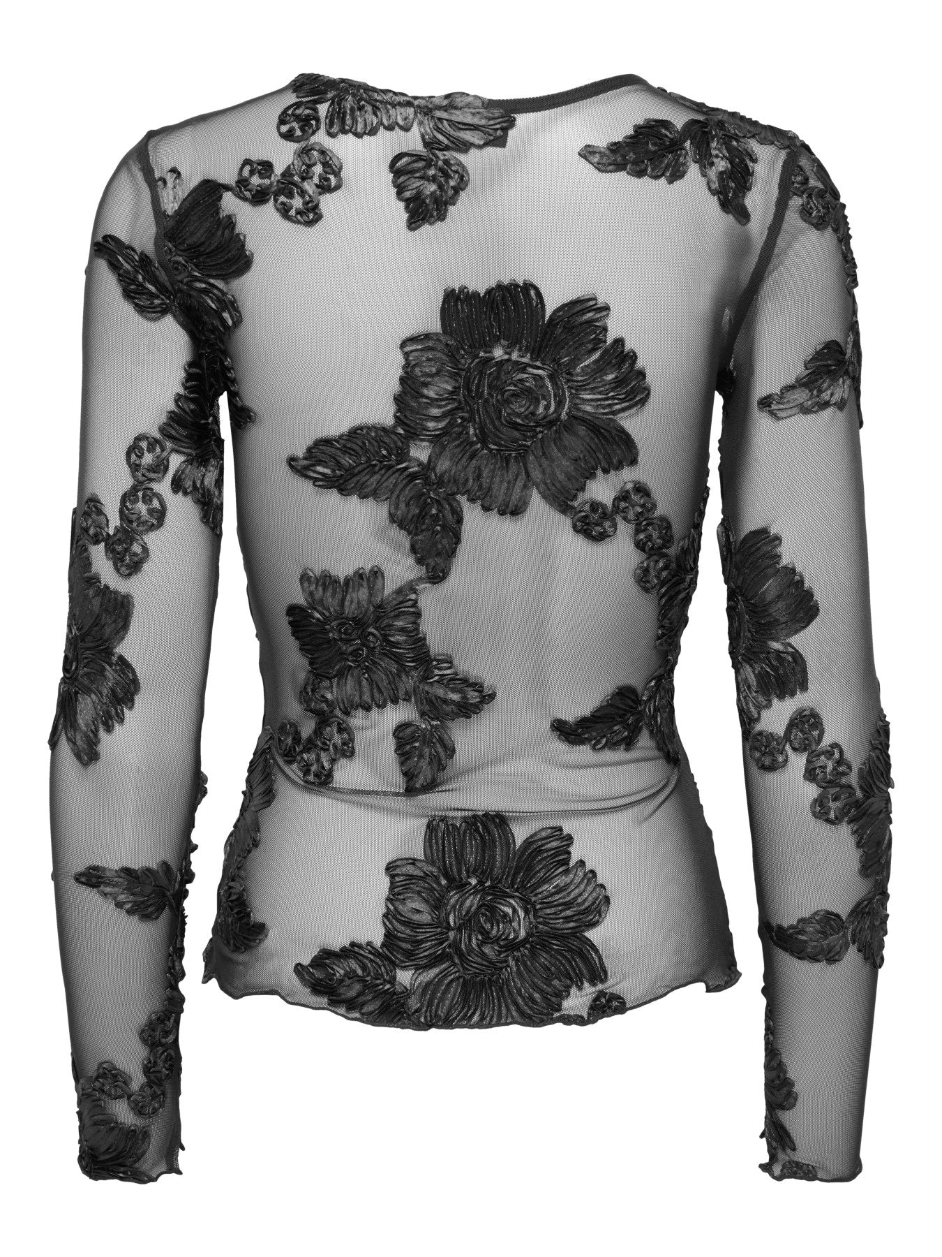 JDY CASABLANCA L/S TOP JRS DIA Black
