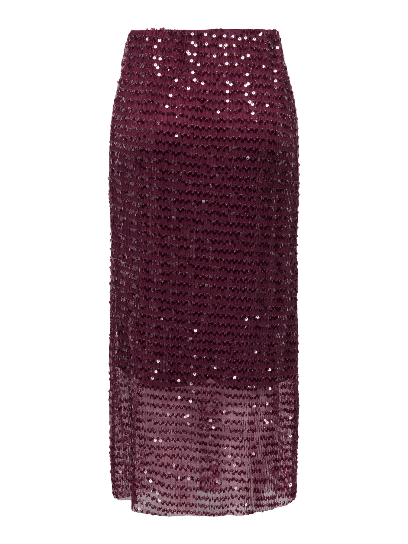 JDY KALA LIFE LONG SEQUINS SKIRT JRS Windsor Wine