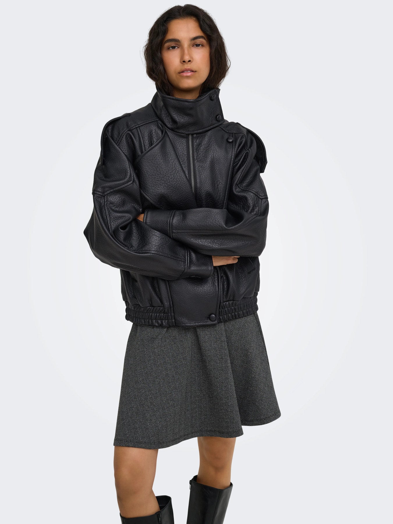 ONLY VANI L/S FAUX LEATHER JACKET PN