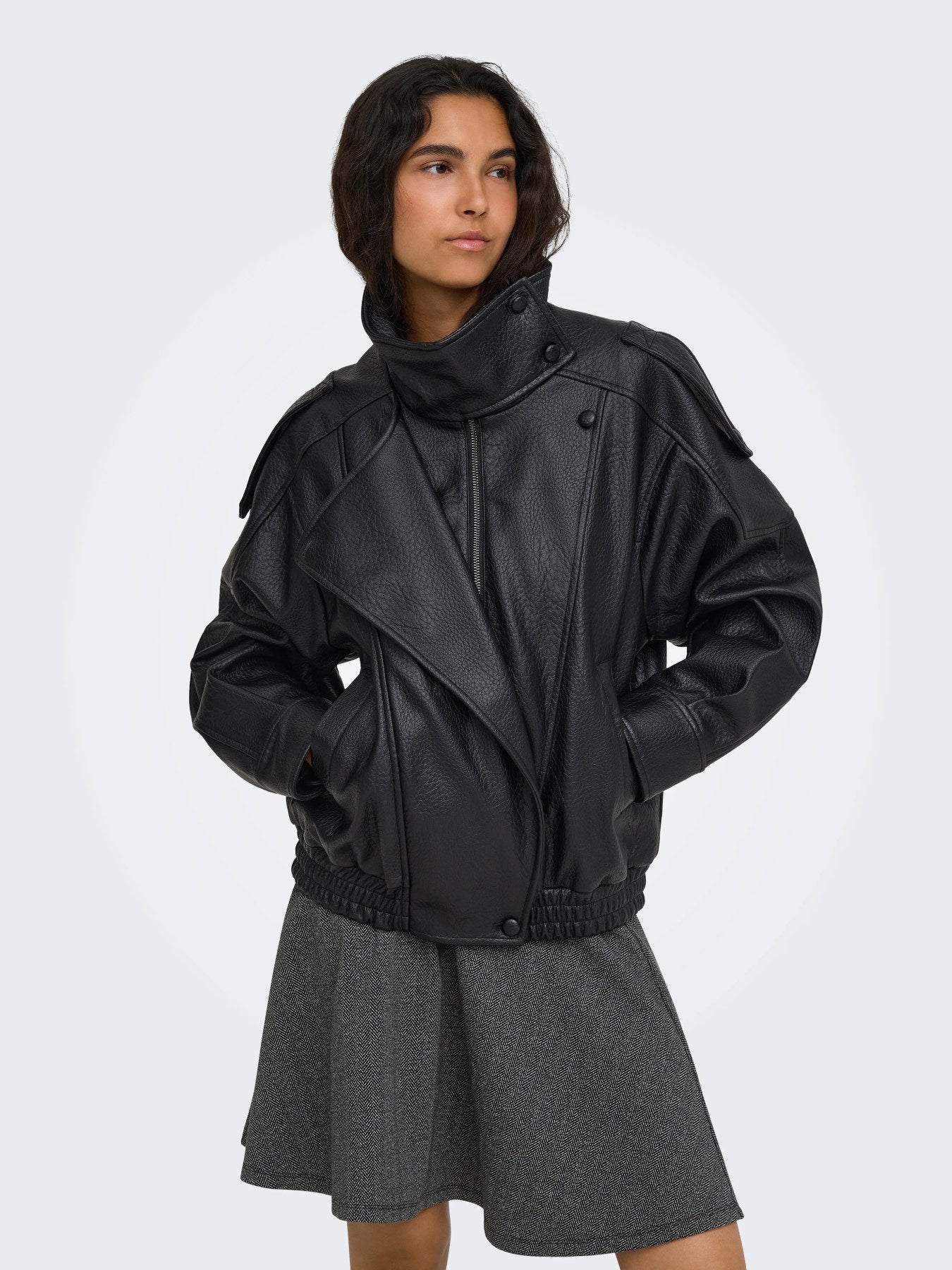 ONLY VANI L/S FAUX LEATHER JACKET PN