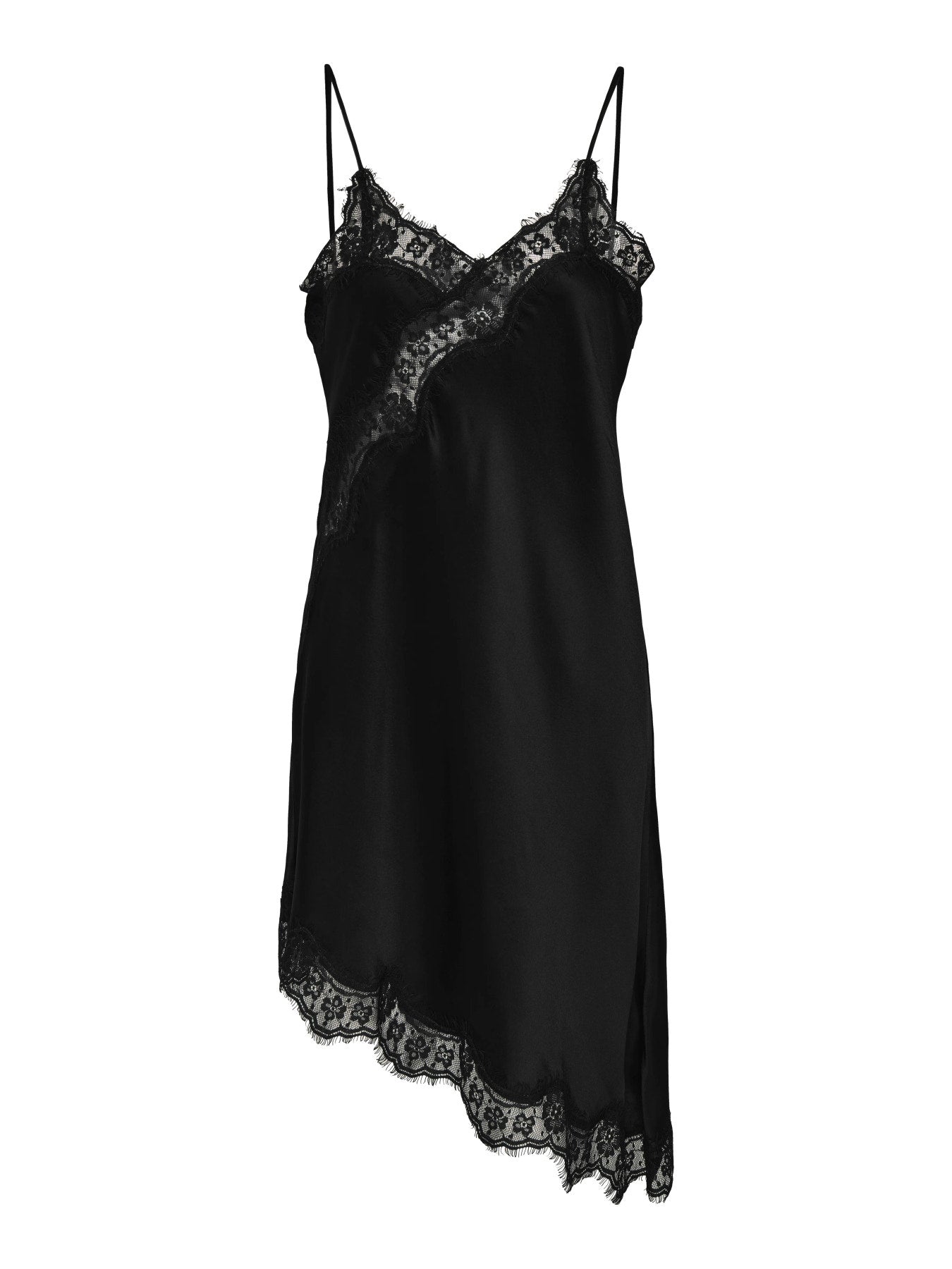JDY CALLY S/L SINGLET DRESS WVN BLACK