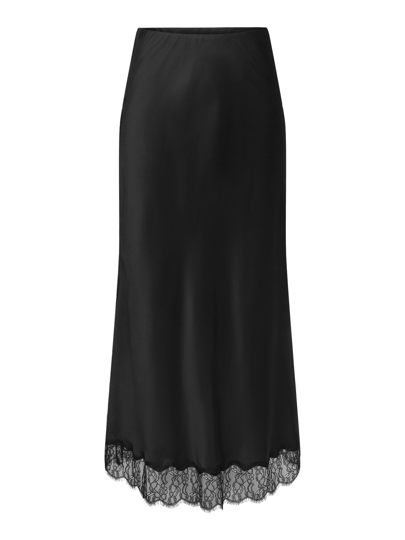 JDY CALLY MW MIDI SKIRT WVN BLACK