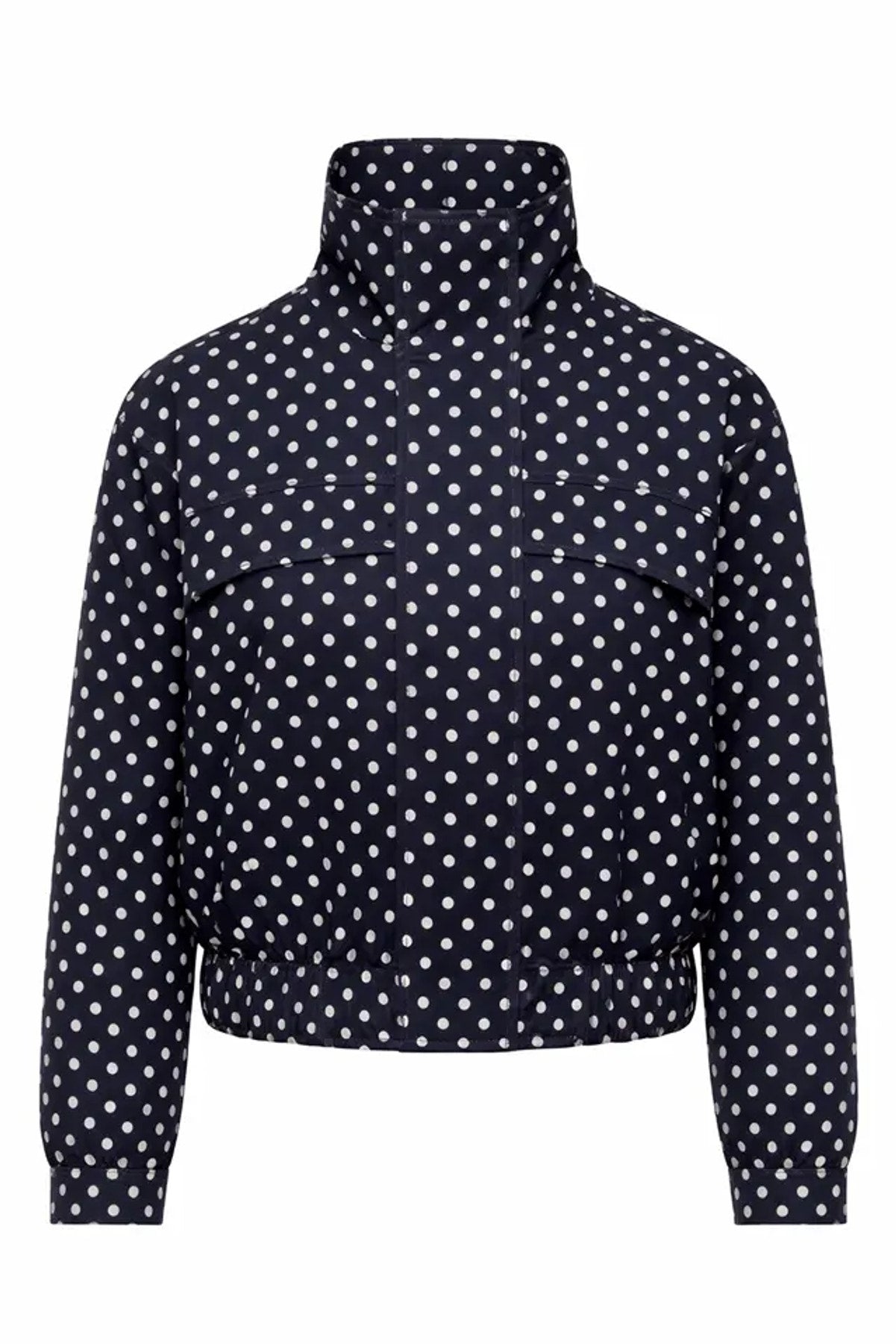 JDY NAOMI L/S JACKET WVN EXP Sky Captain WHITE DOTS