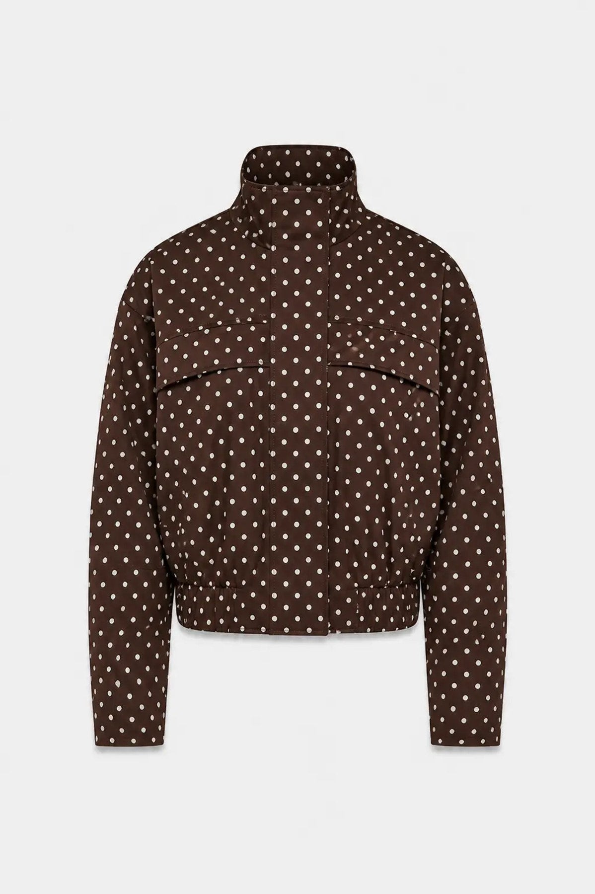 JDY NAOMI L/S JACKET WVN EXP Chocolate Brown WHITE DOTS