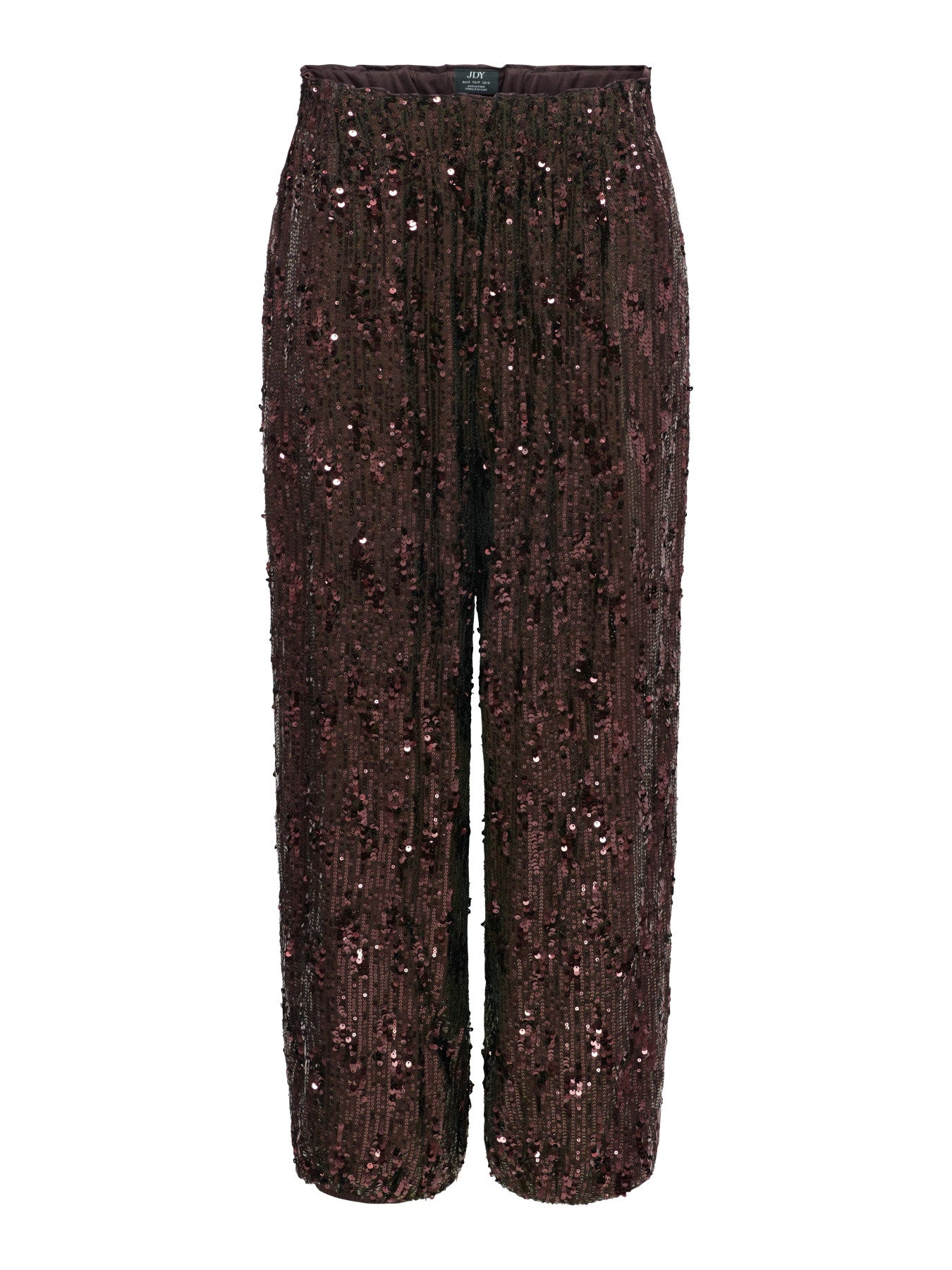 JDY LOLA SEQUIN BALLOON PANTS JRS Rum Raisin