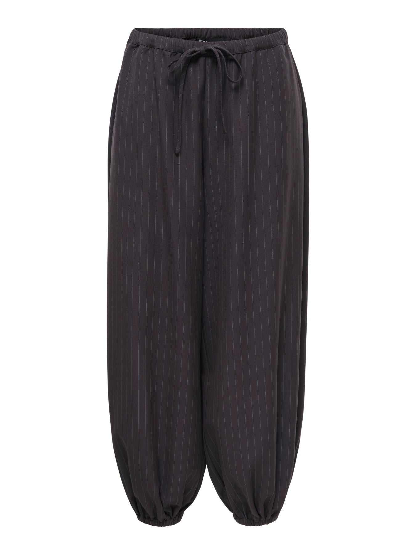 JDY PALOMA MW PINSTRIPE LOOSE PANT WVN Chocolate Plum_PINSTRIPE