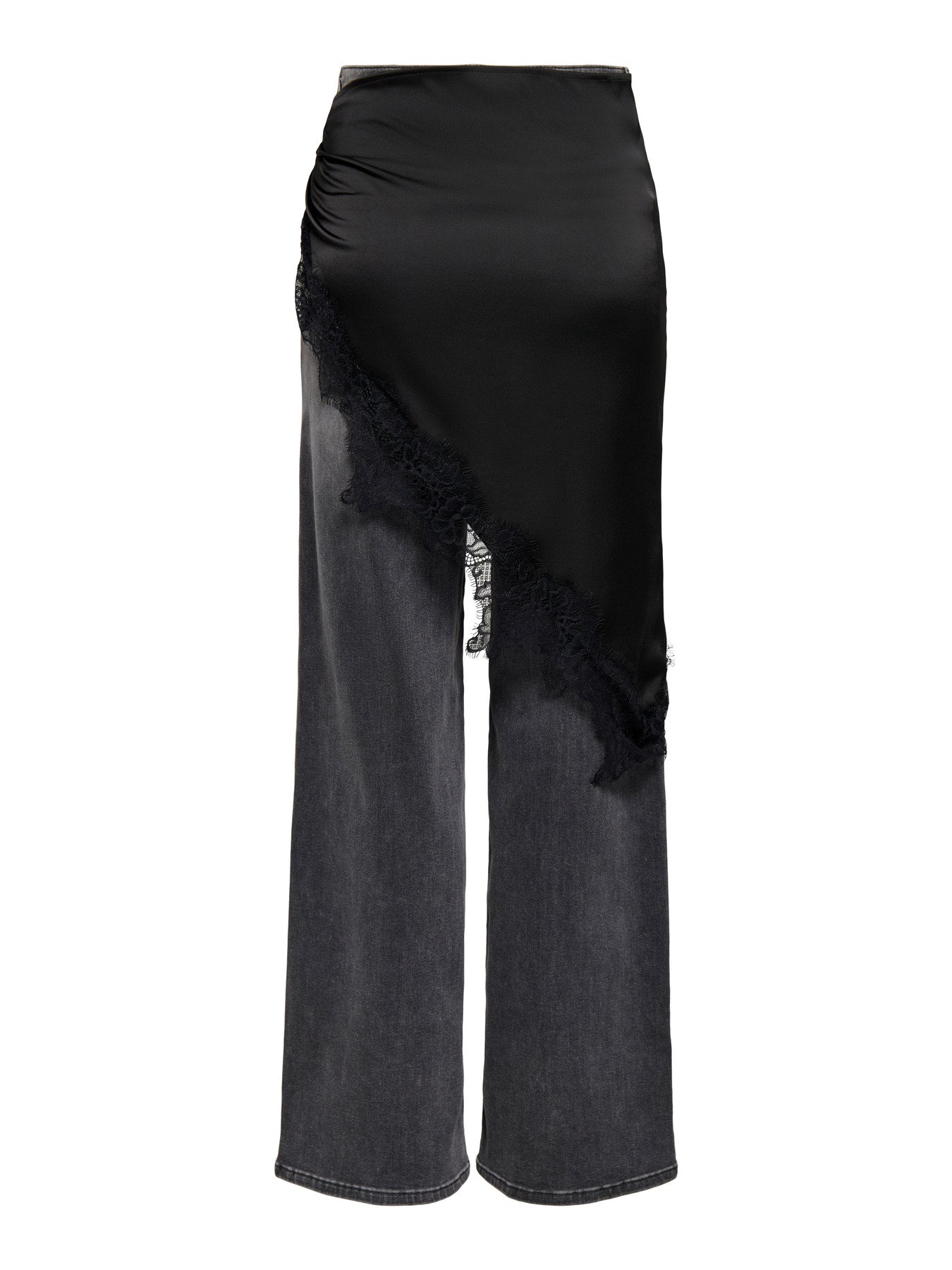 ONLY MENUS LACE SCARF WVN Black