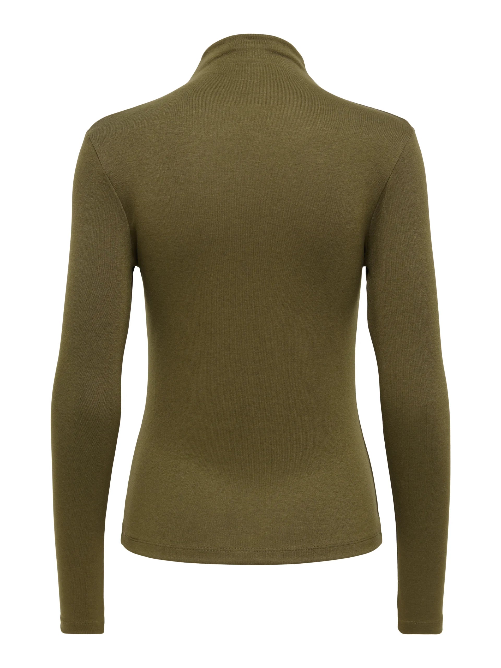 JDY TALLIS L/S THUNNEL NECK TOP JRS DIA Dark Olive