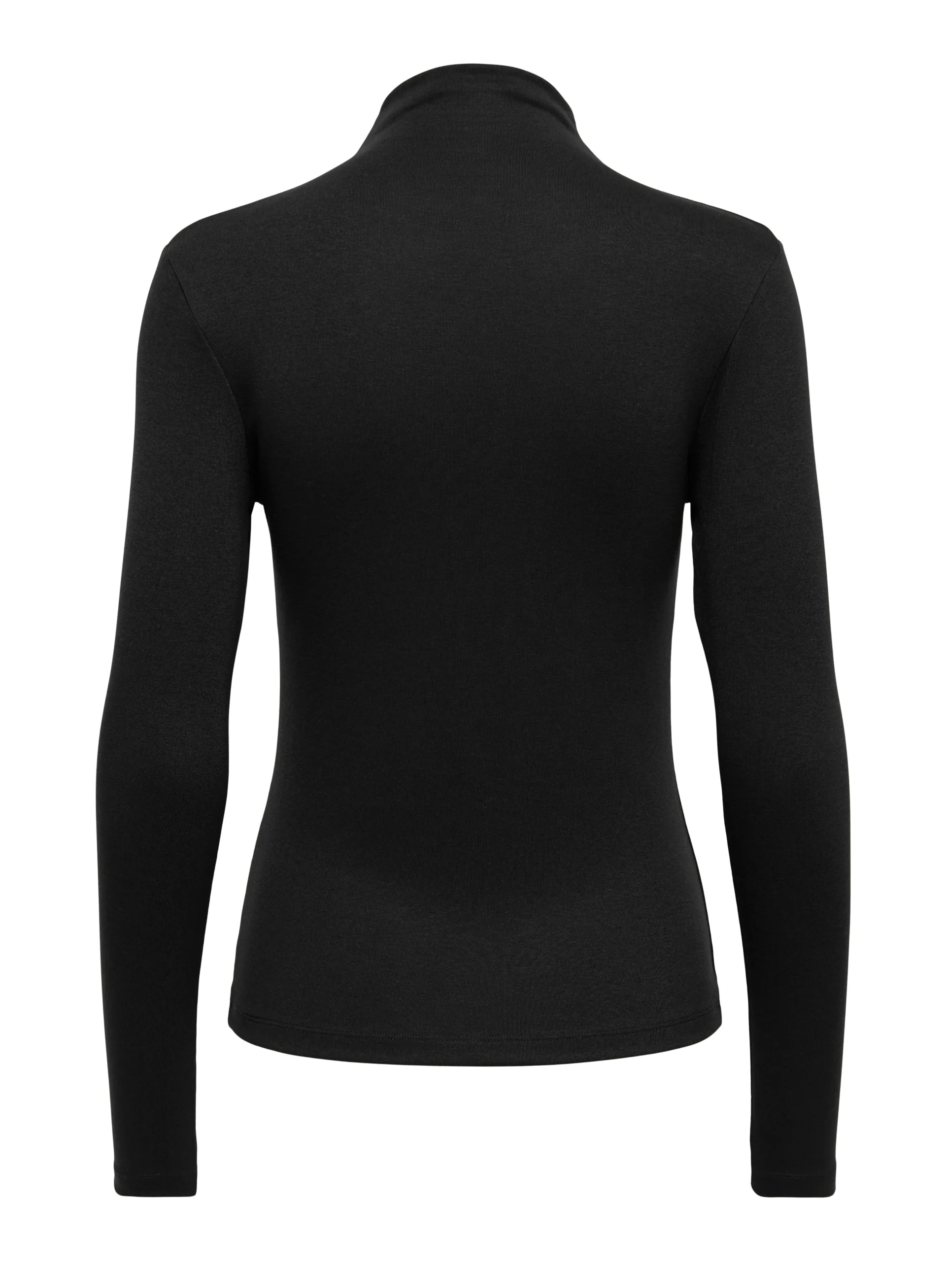 JDY TALLIS L/S THUNNEL NECK TOP JRS DIA Black