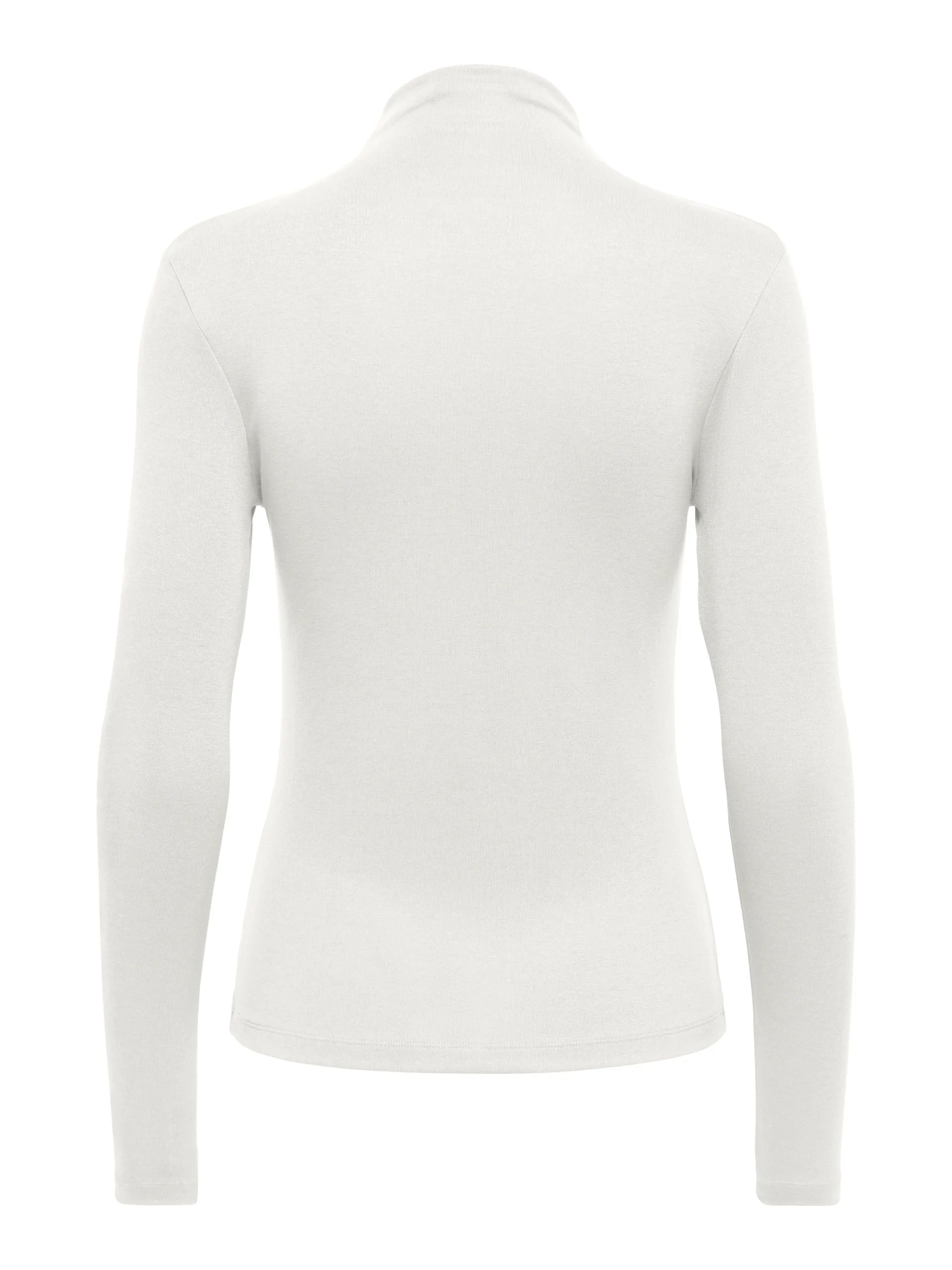 JDY TALLIS L/S THUNNEL NECK TOP JRS DIA Cloud Dancer