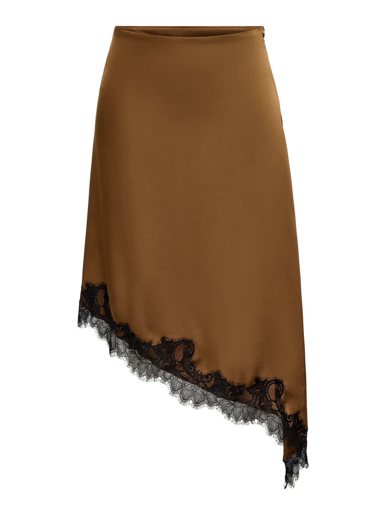 JDY DENISE HW LACE SKIRT WVN Bison BLACK LACE