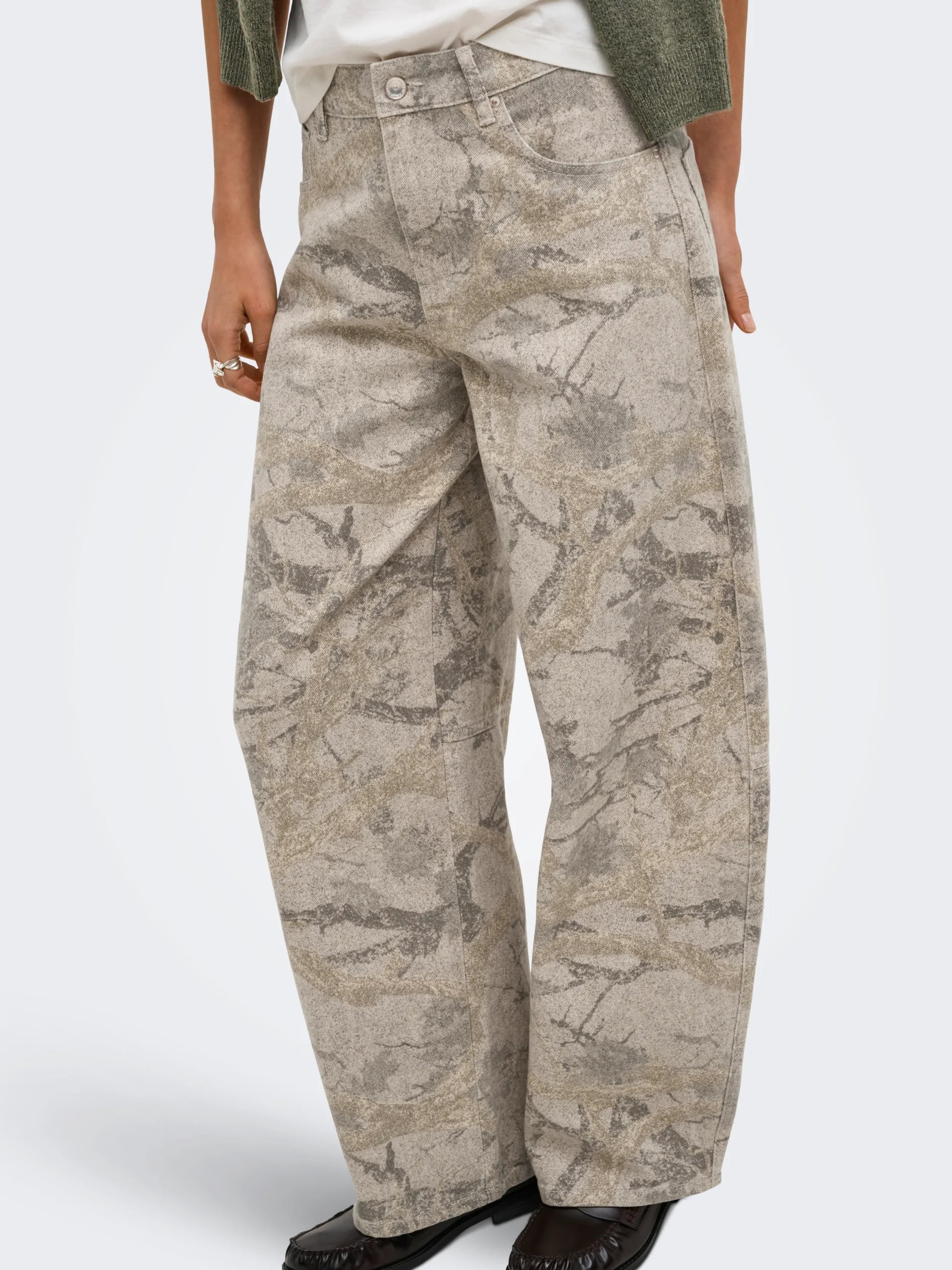ONLY TAYLOR-BANU HW BARREL PANT PNT "32"