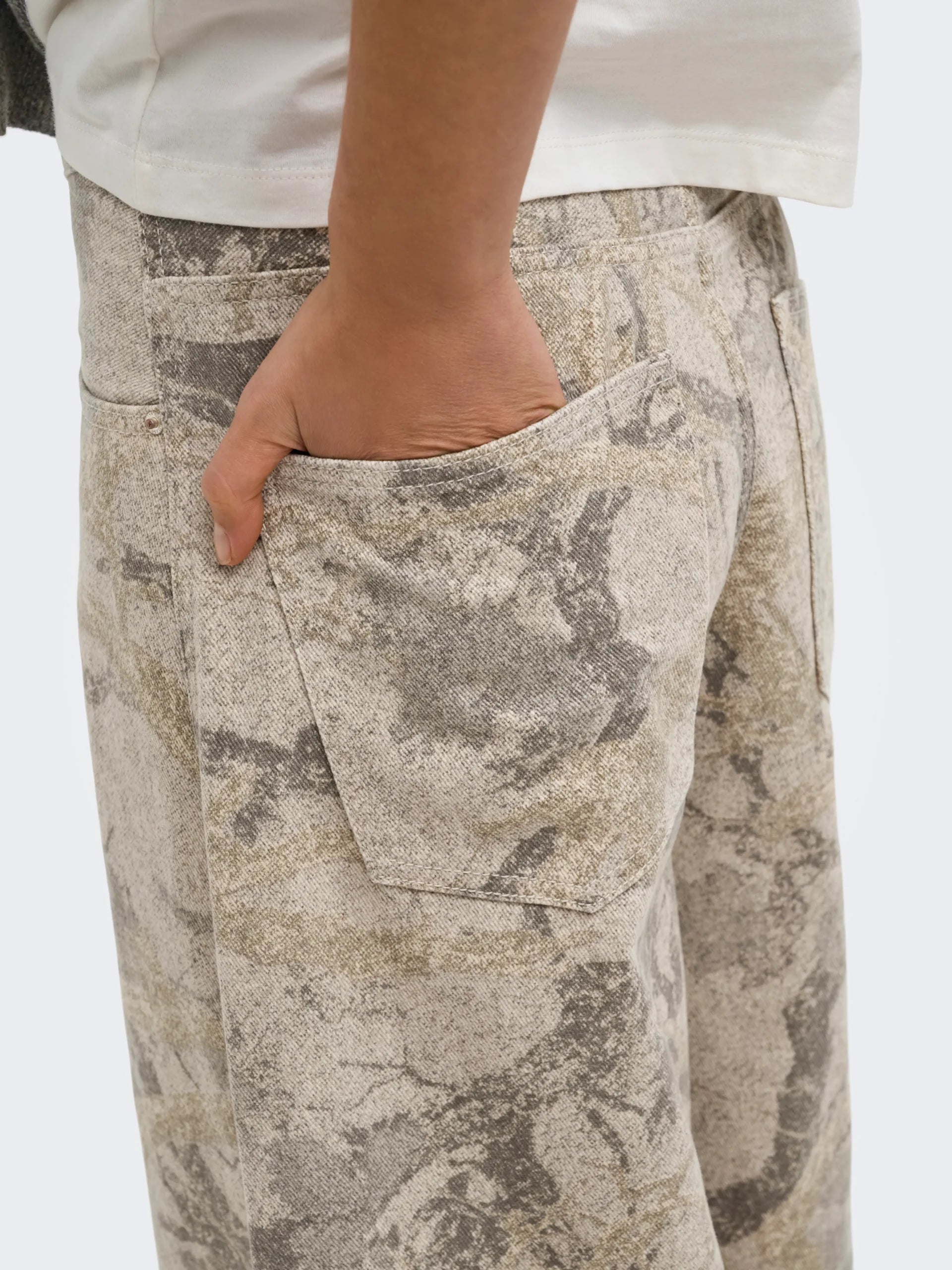 ONLY TAYLOR-BANU HW BARREL PANT PNT "32"