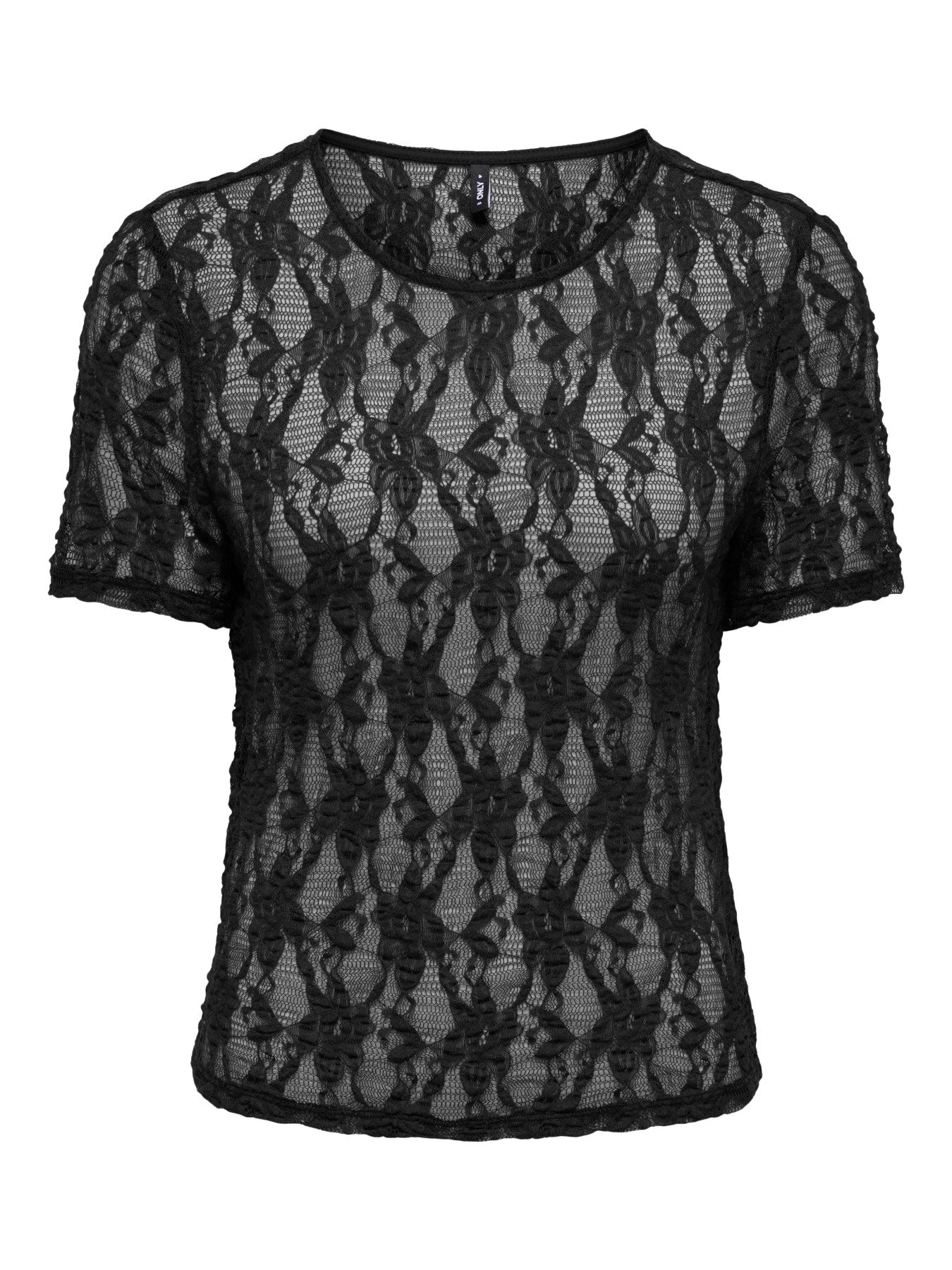 ONLY ALBA S/S LACE TOP CS JRS BLACK