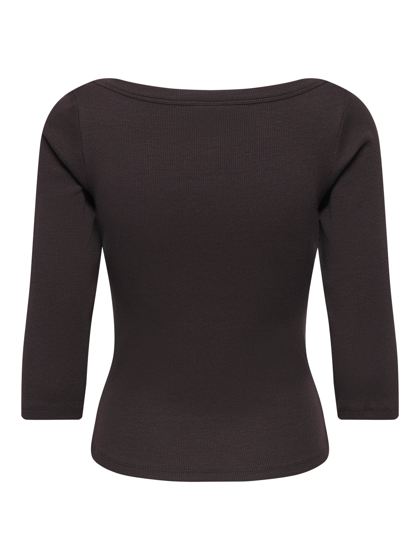 JDY MALLI 3/4 BOATNECK TOP JRS NOOS BRUN