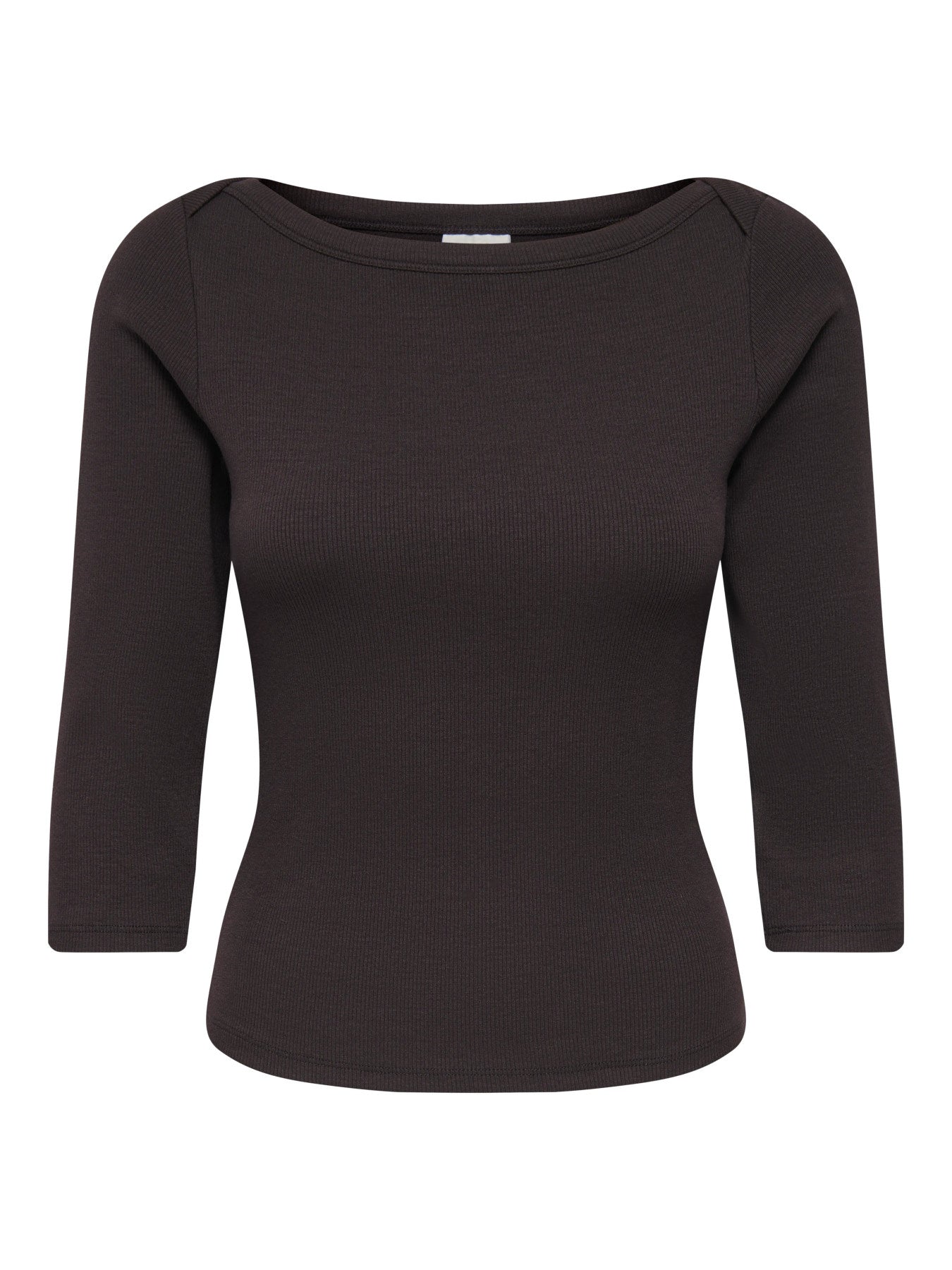 JDY MALLI 3/4 BOATNECK TOP JRS NOOS BRUN