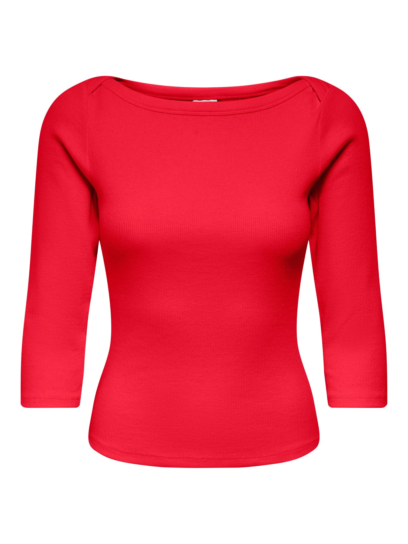 JDY MALLI 3/4 BOATNECK TOP JRS NOOS RØD