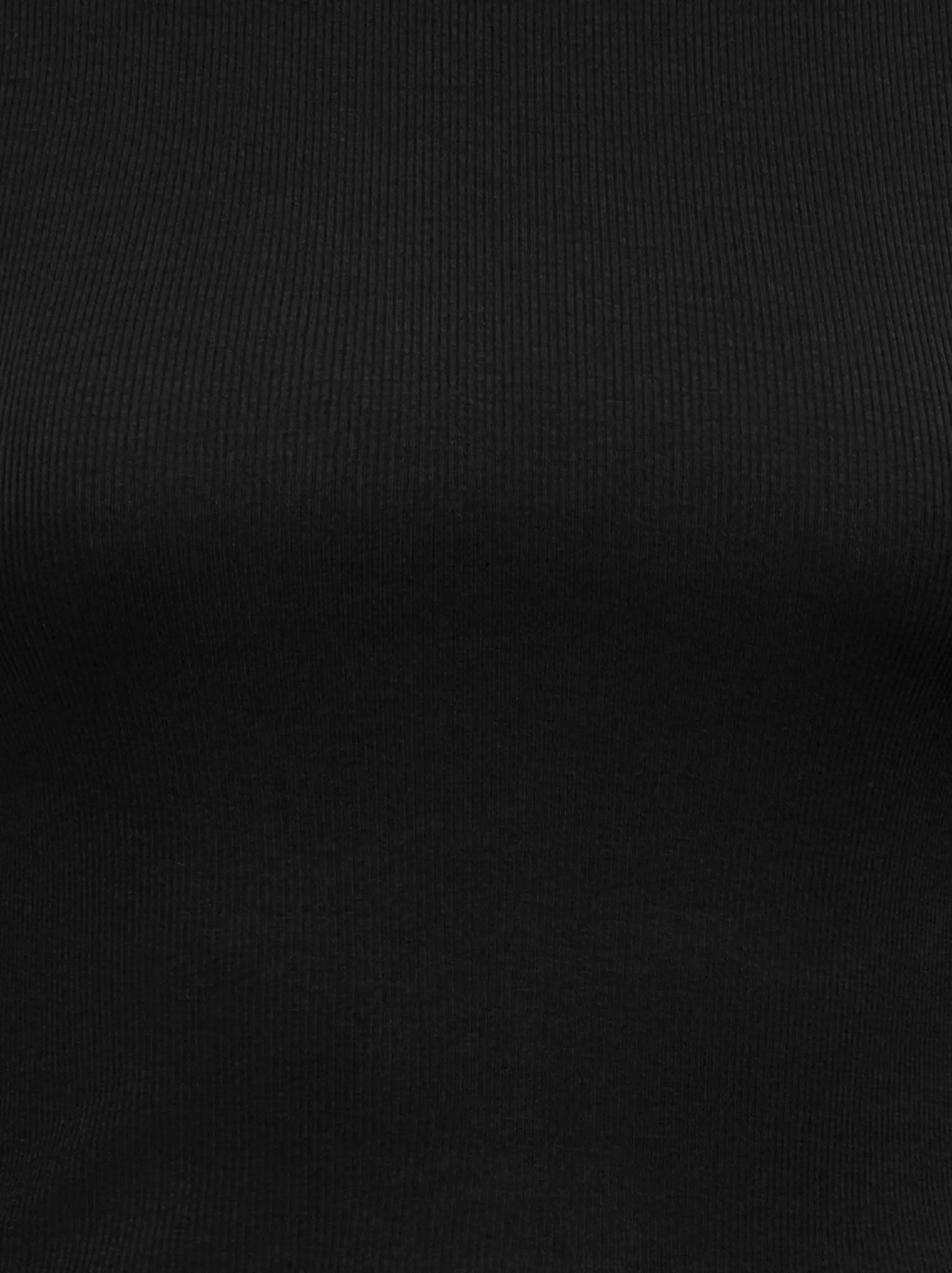 ONLY KATHLINE 3/4 RIB BOATNECK TOP Black