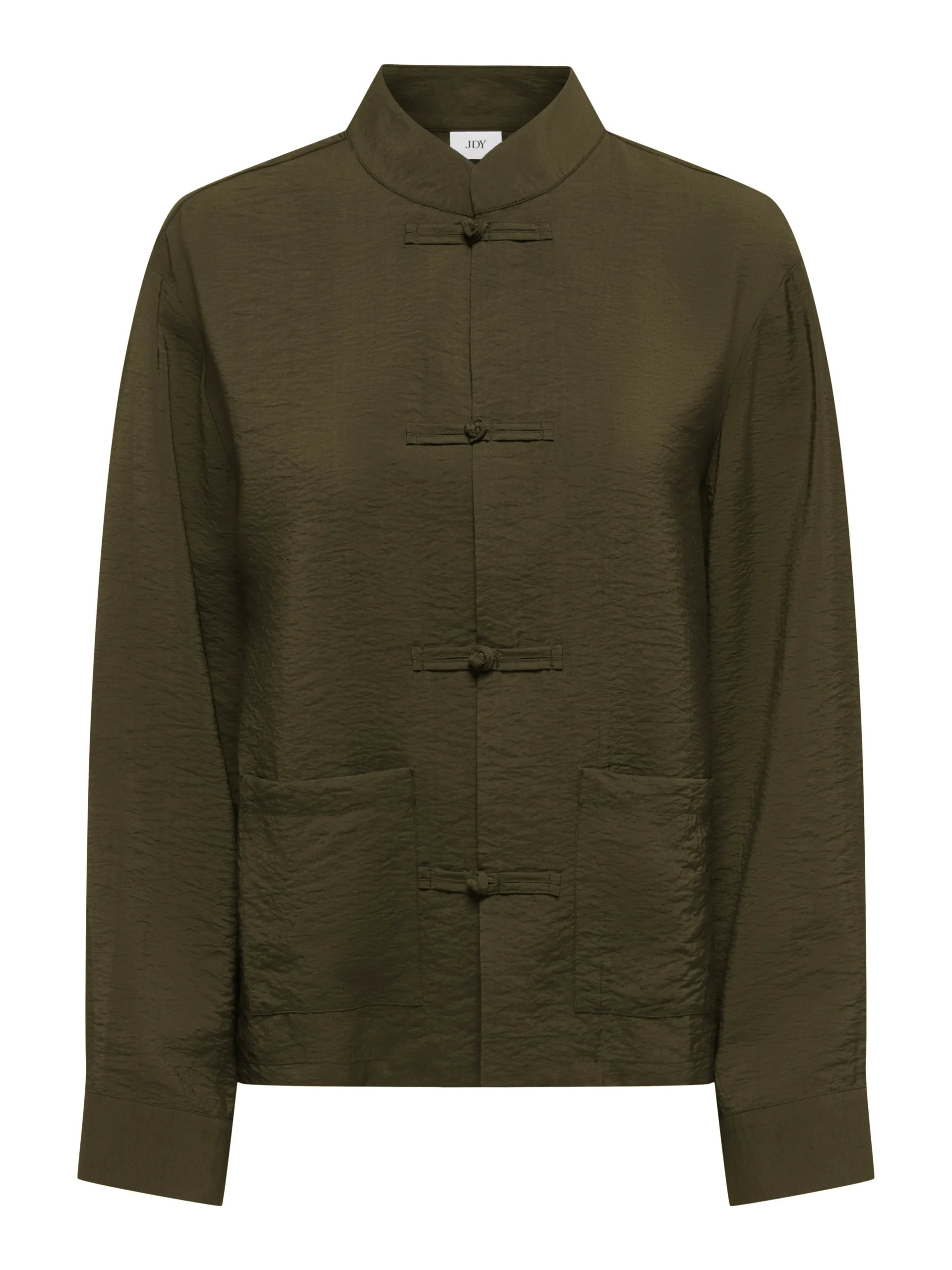 JDY CILLA L/S NAPOLEON SHIRT WVN EXP Slate Black
