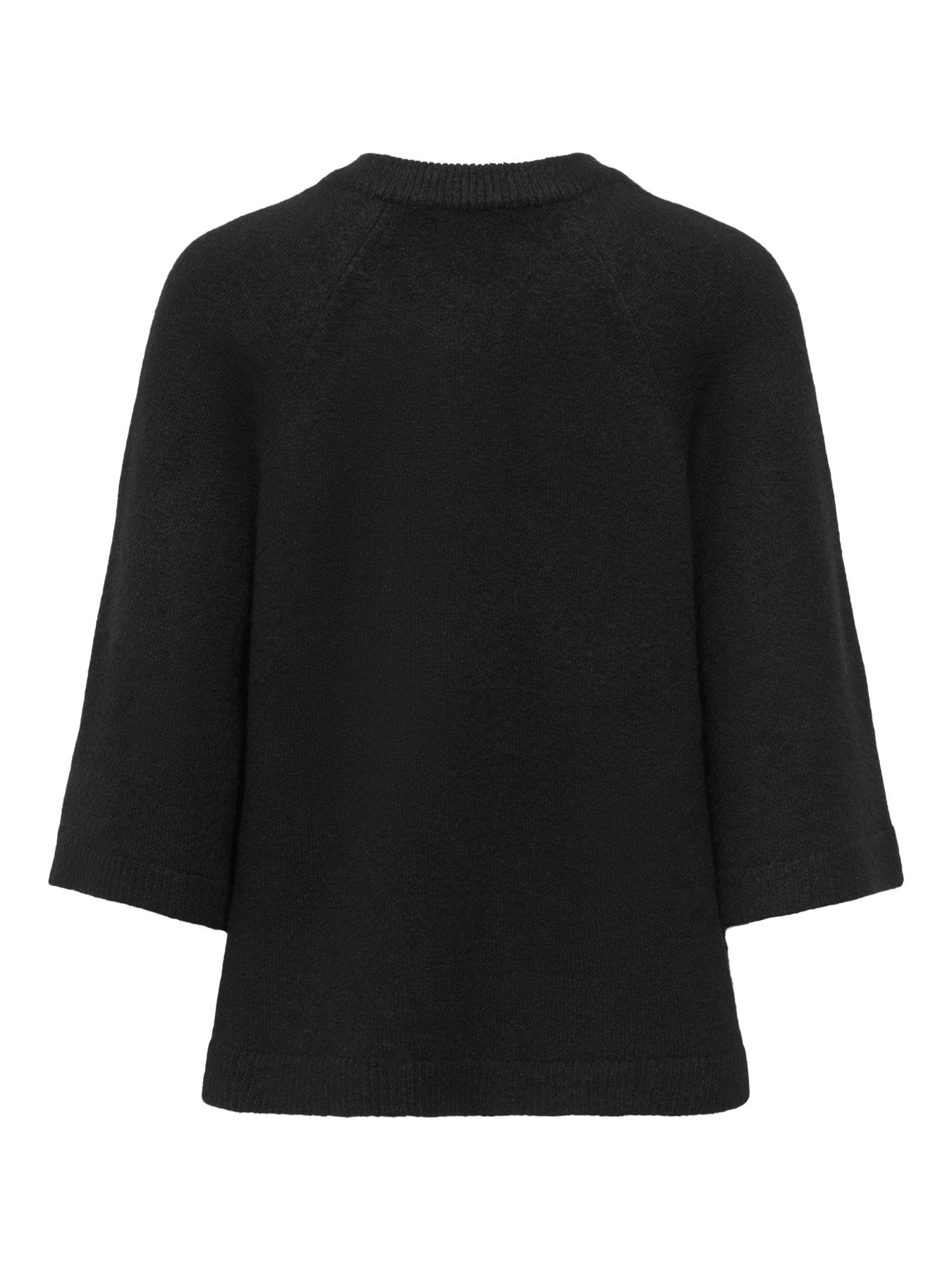 JDY CADY 3/4 O-NECK CAPE CARDIGAN KNT Black