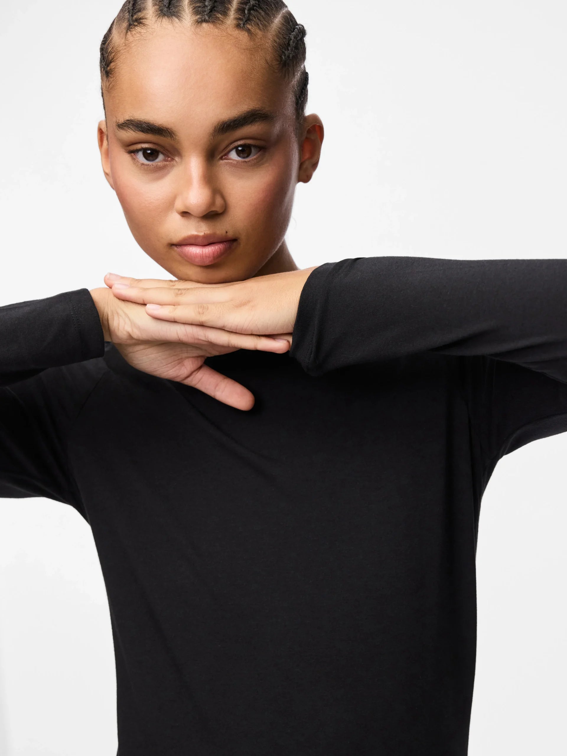 PIECES SIRENE LS TEE JRS NOOS BC Black