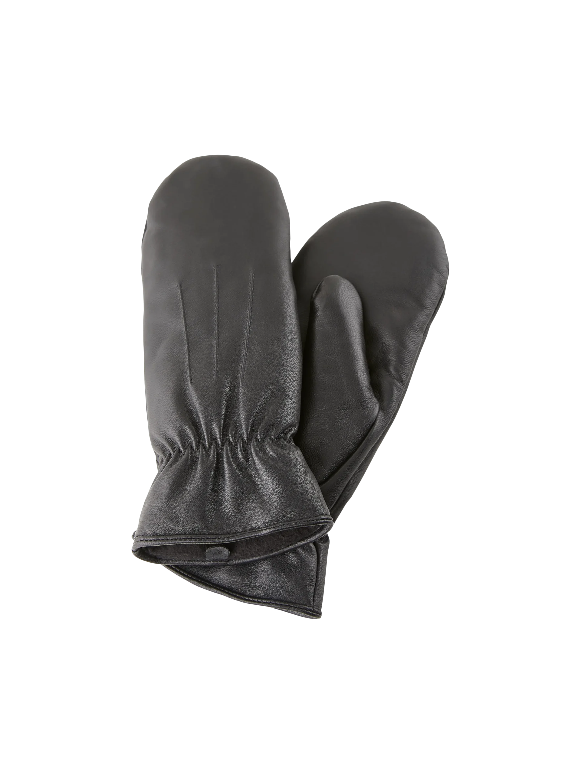 PIECES NELLIE LEATHER MITTENS NOOS