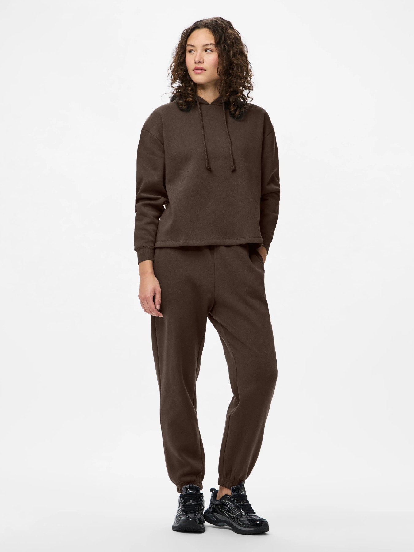 PIECES CHILLI HW SWEAT PANTS NOOS BC BRUN