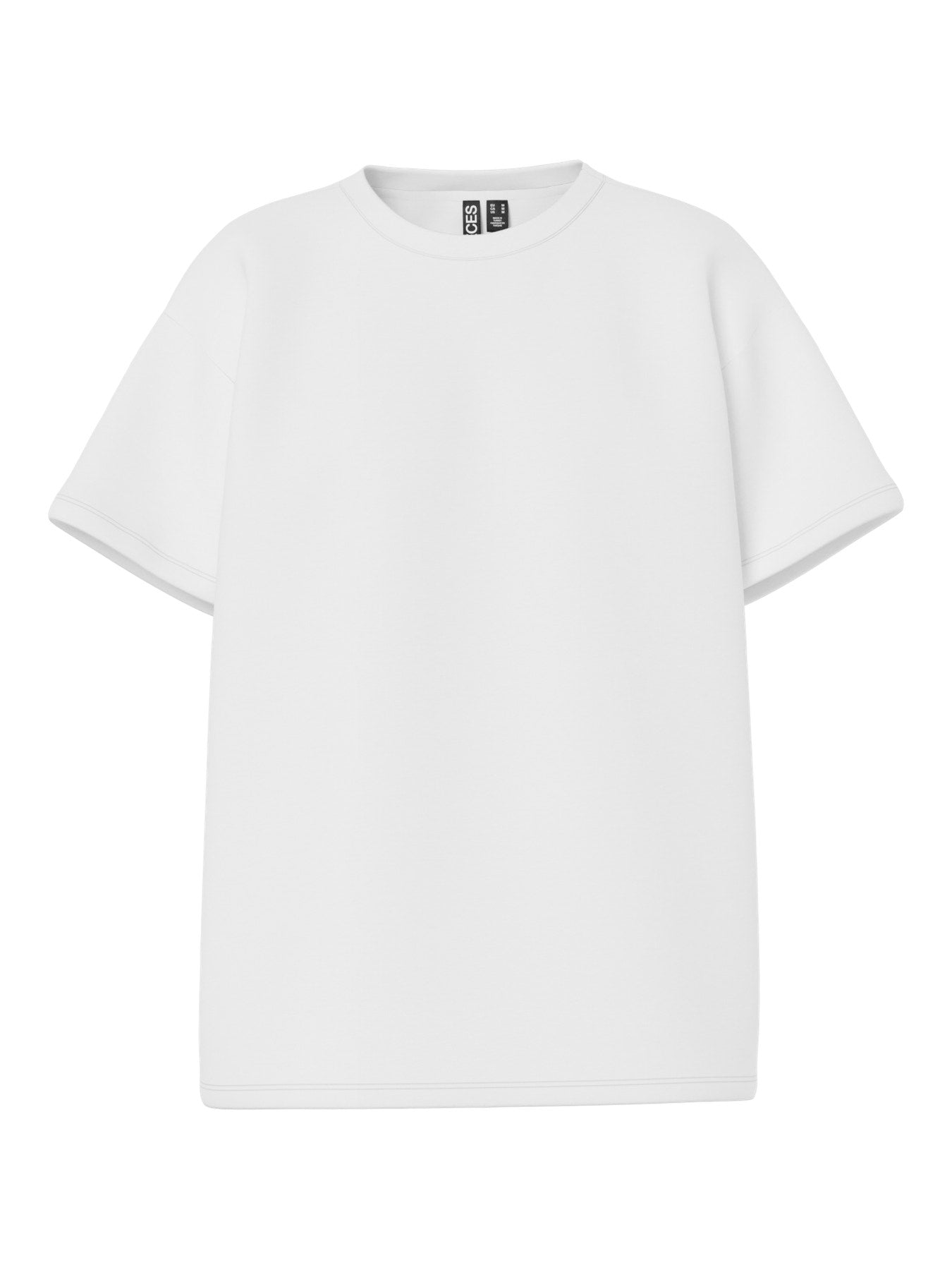 PIECES SKYLAR SS OVERSIZED TEE JRS NOOS HVID
