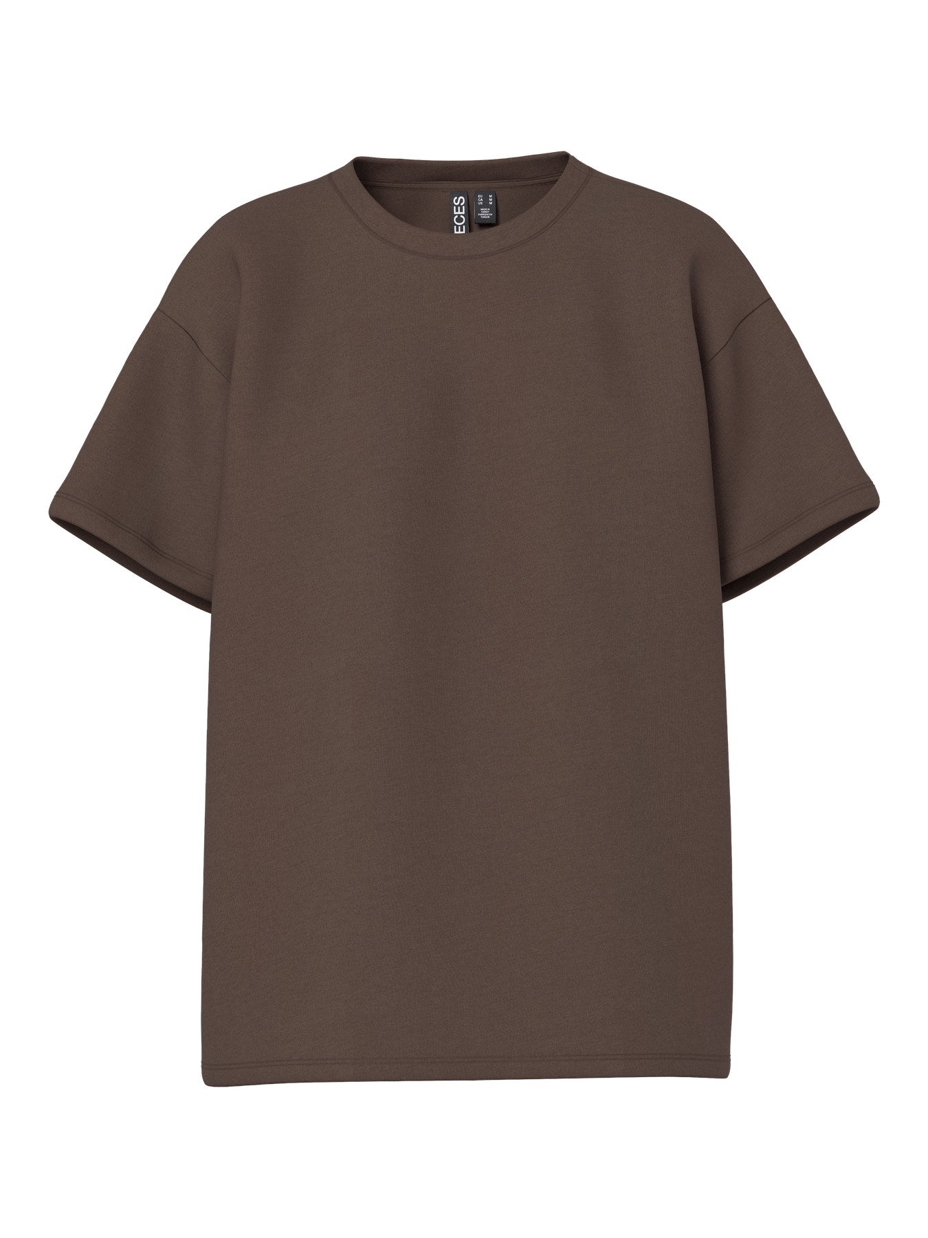 PIECES SKYLAR SS OVERSIZED TEE JRS NOOS Hot Fudge