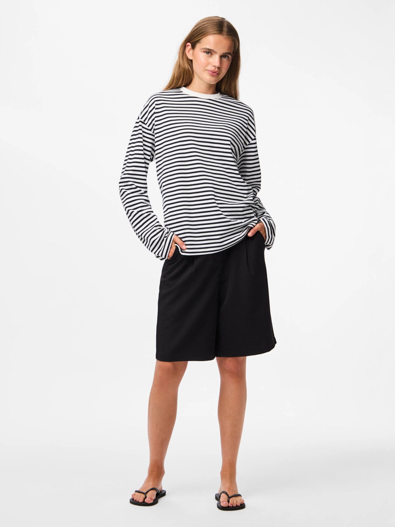 PIECES SADIE LS TOP JRS NOOS BC BLACK