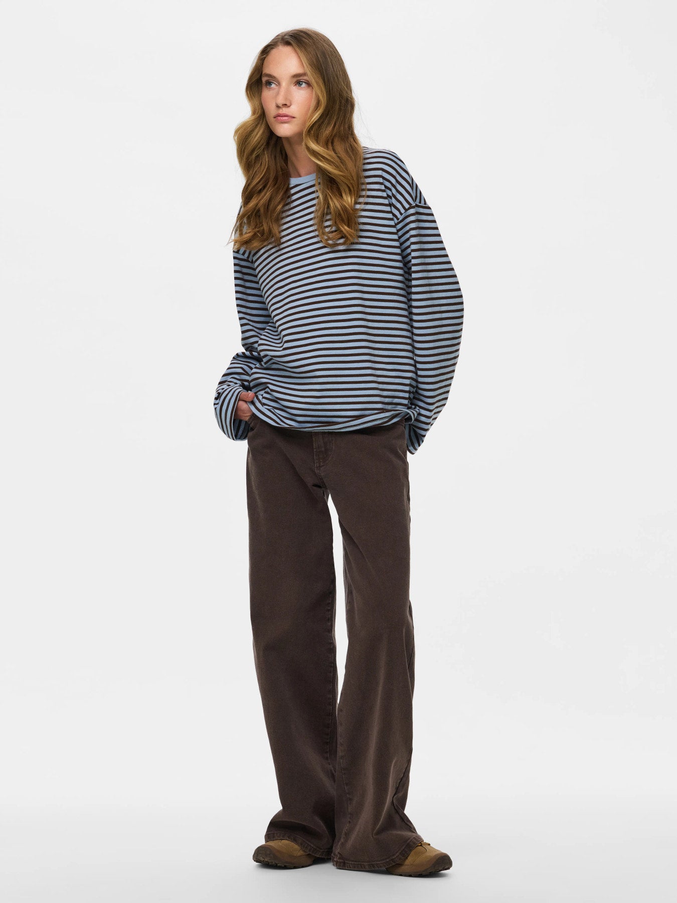 PIECES SADIE LS TOP JRS NOOS BC BLUE HOT FUDGE