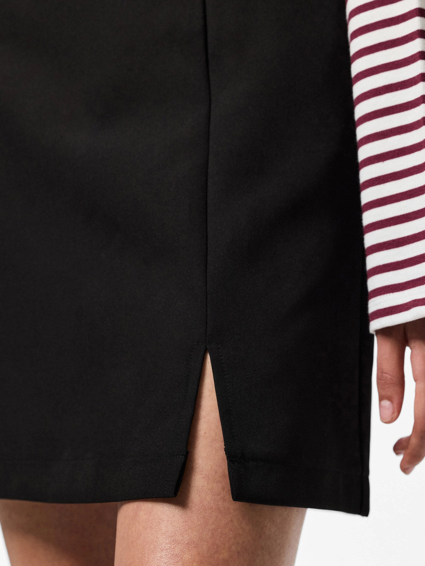 PIECES BOZZY HW SLIT SKIRT NOOS BC