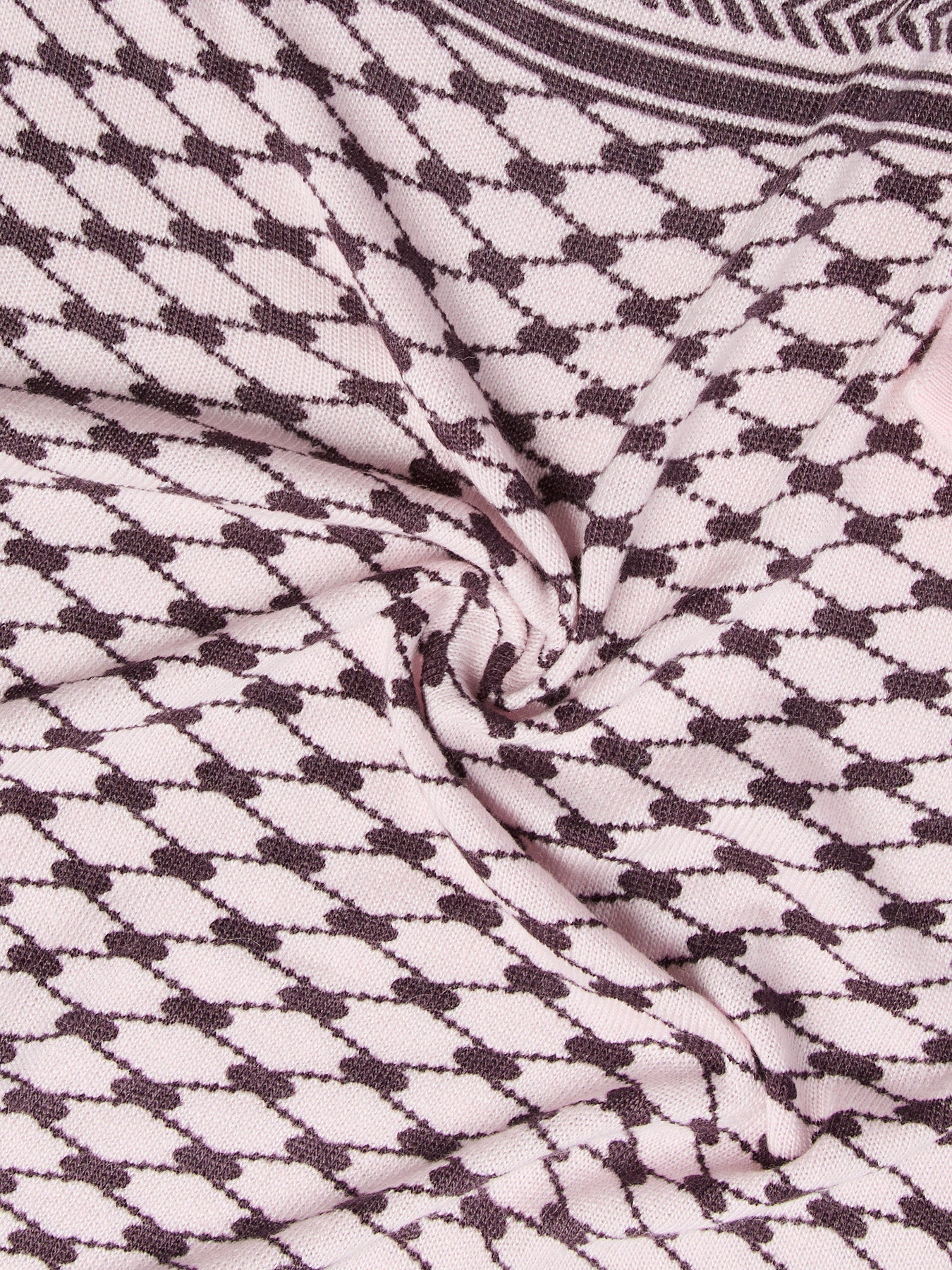 PIECES NOVIS SMALL SQUARE SCARF NOOS Cradle Pink Winetasting
