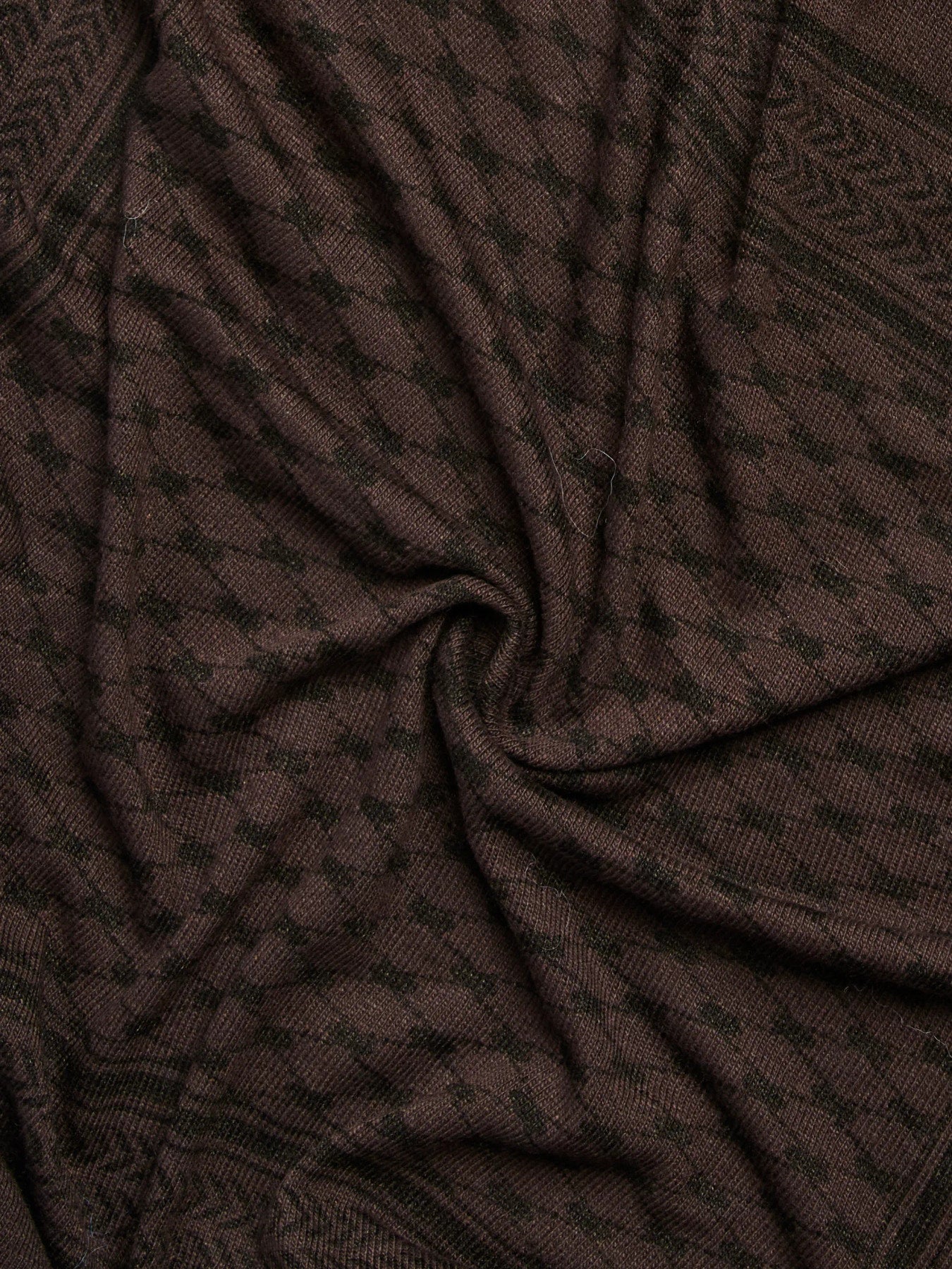 PIECES NOVIS SMALL SQUARE SCARF NOOS Hot Fudge Black