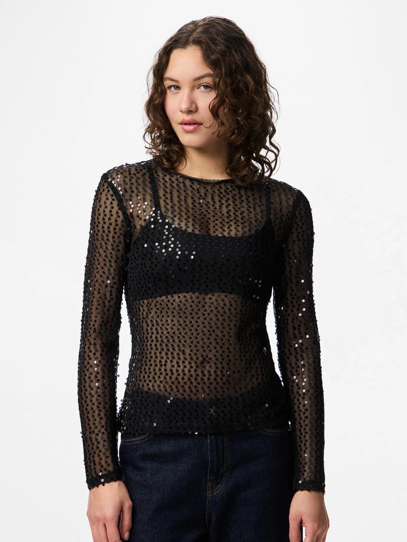 PIECES MACEY LS TOP JRS SORT