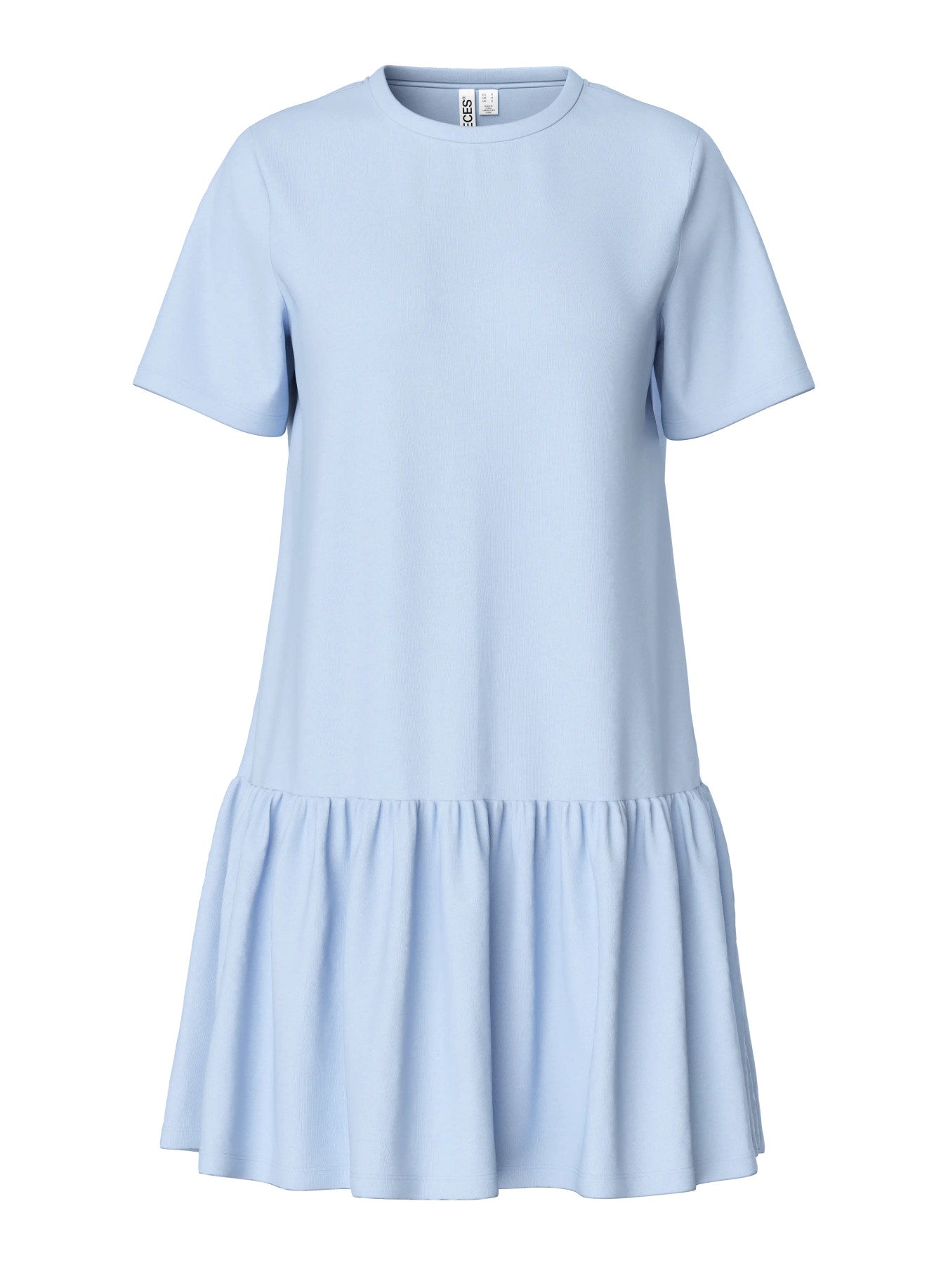 PIECES DISSO SS O-NECK DRESS JRS NOOS BC LYSEBLÅ