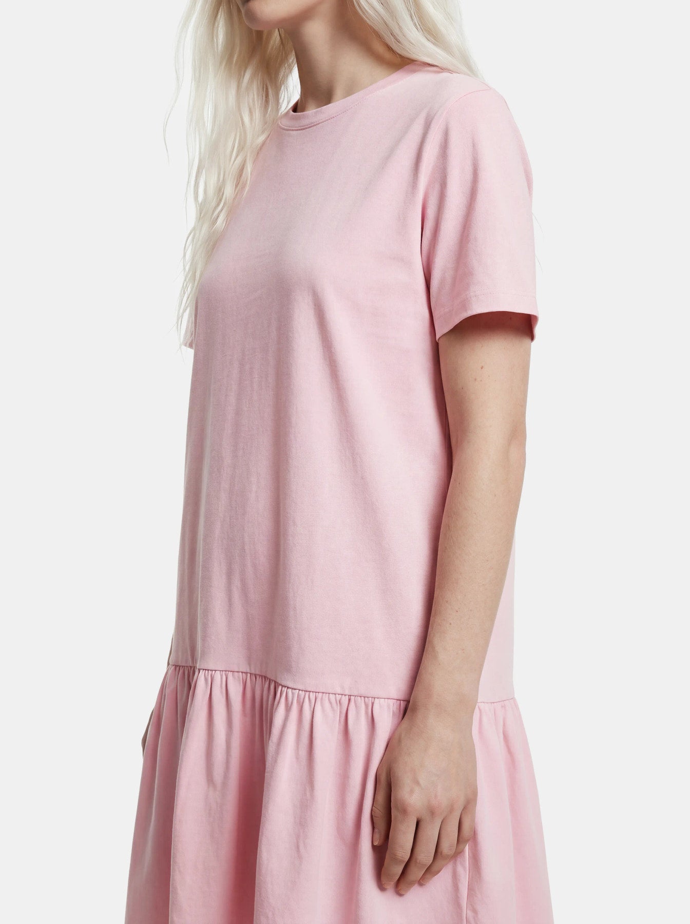 PIECES DISSO SS O-NECK DRESS JRS NOOS BC LYSERØD