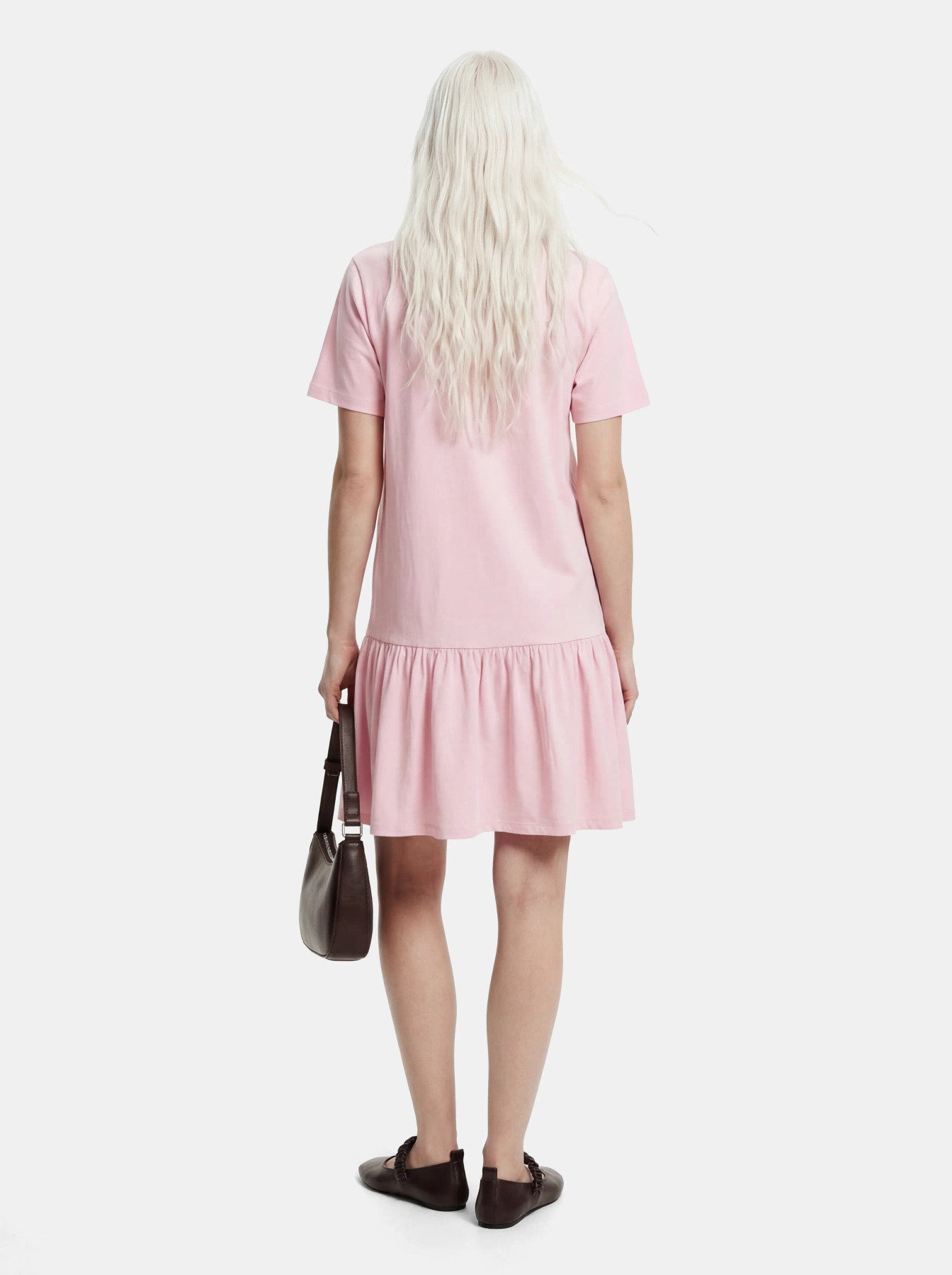 PIECES DISSO SS O-NECK DRESS JRS NOOS BC LYSERØD