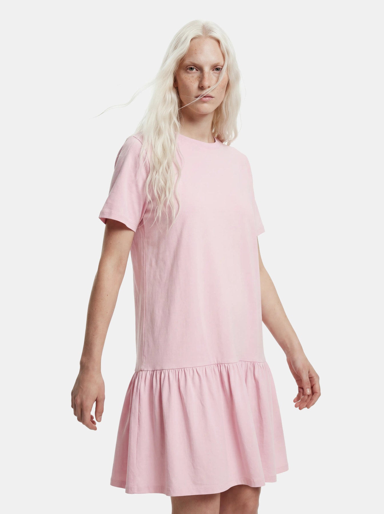 PIECES DISSO SS O-NECK DRESS JRS NOOS BC LYSERØD