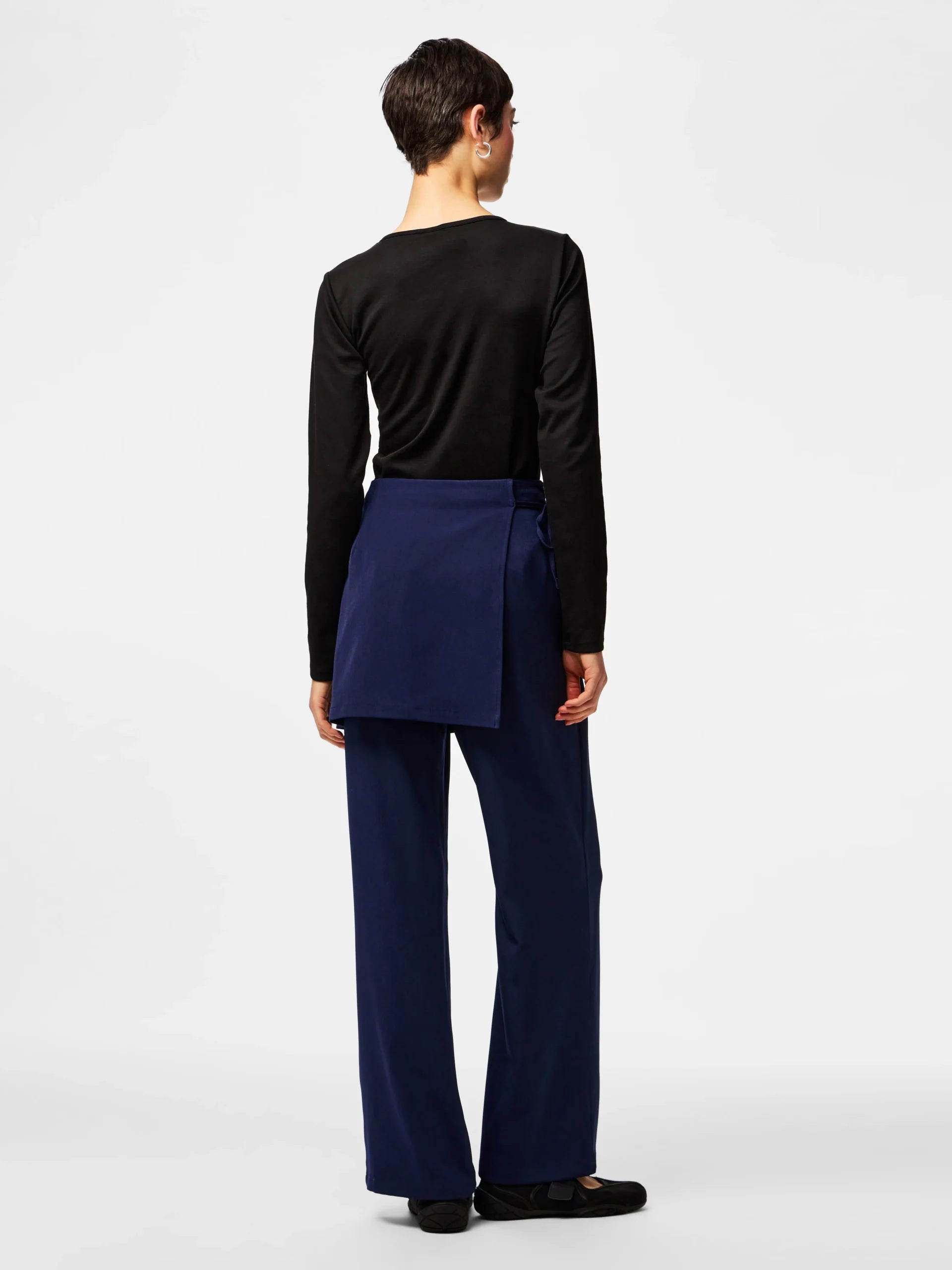 PIECES JOSSA MW PANTS WVN D2D PP Maritime Blue
