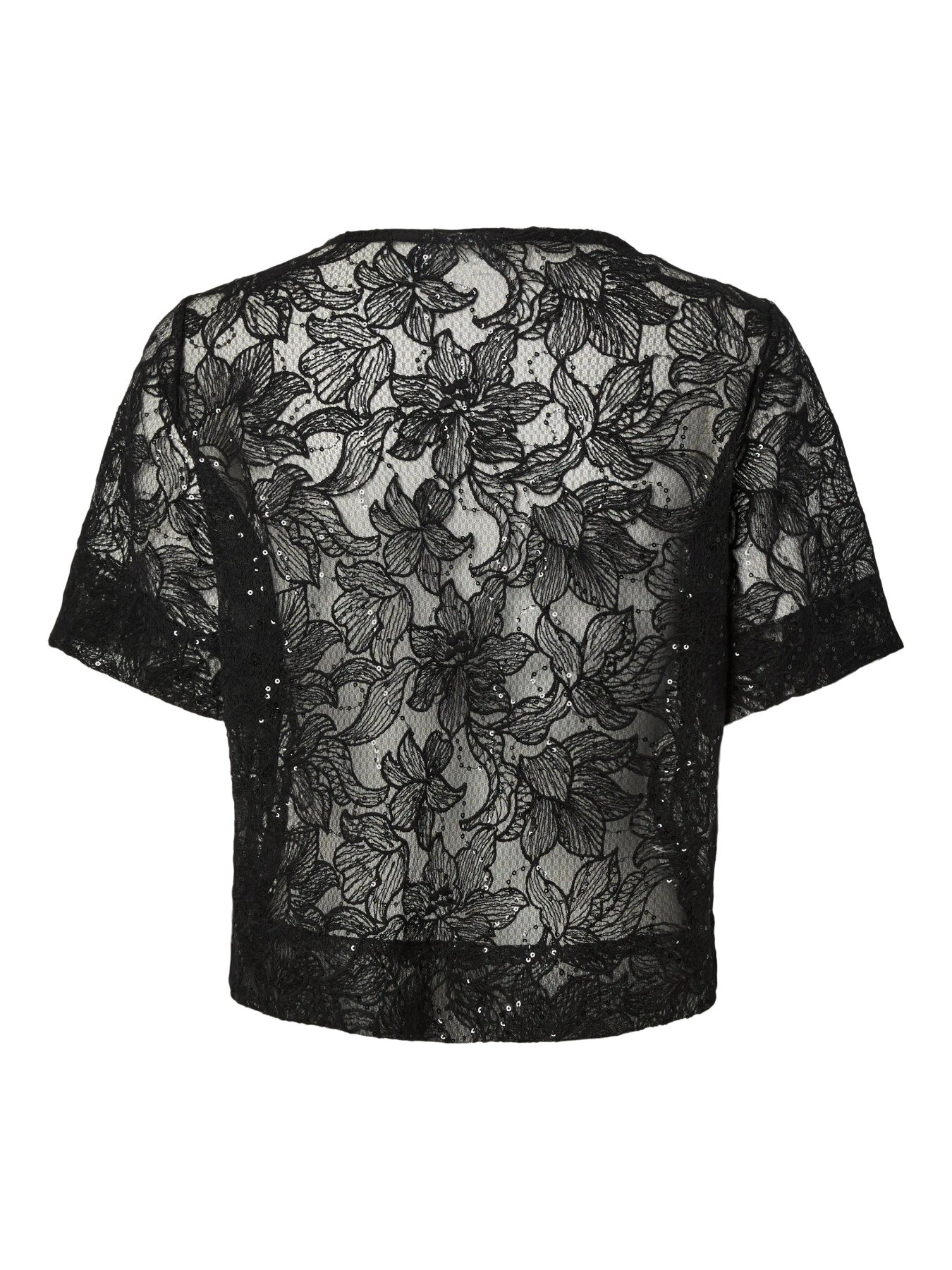 PIECES LOUISE 2/4 V-NECK TIE TOP WVN D2D